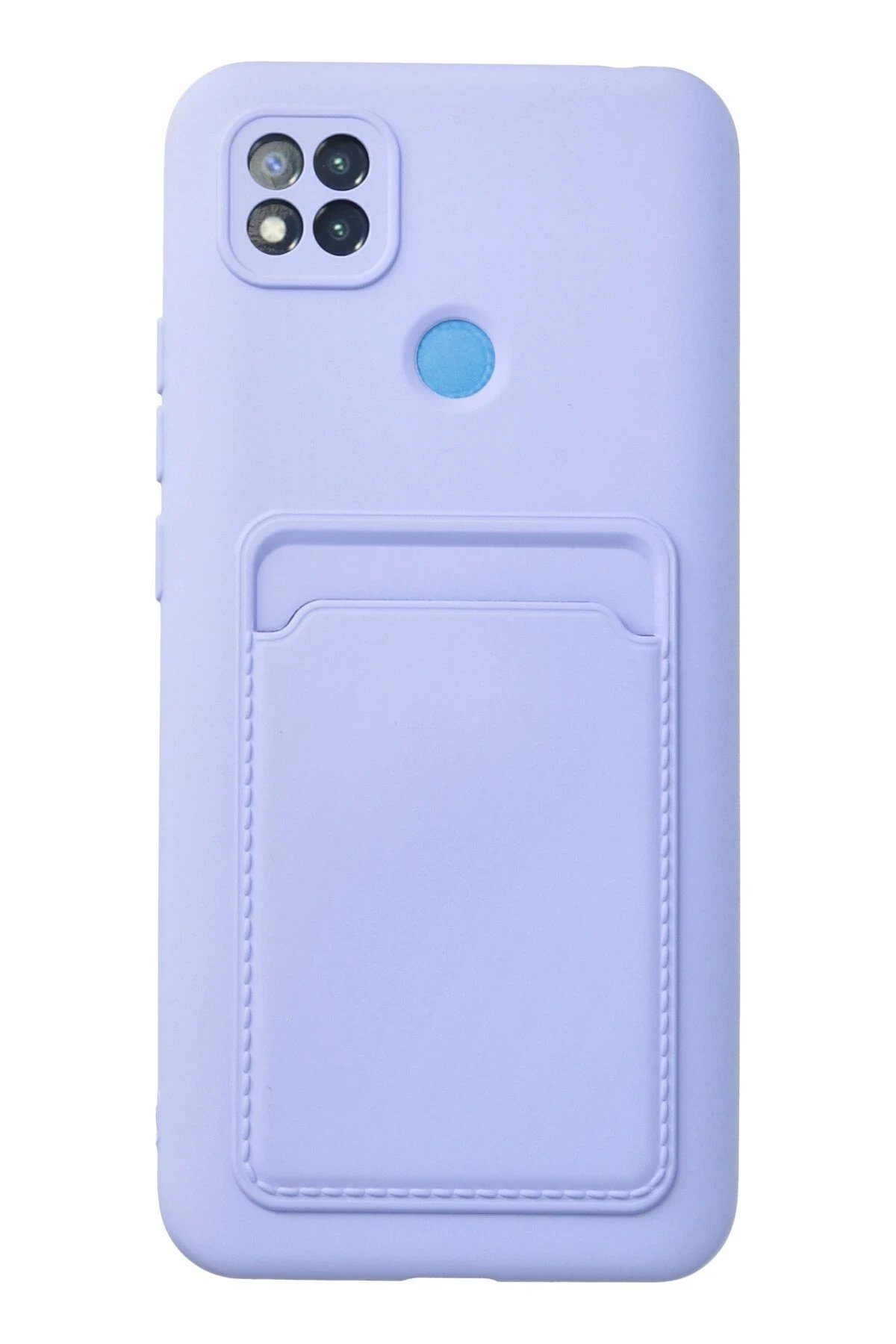 Xiaomi Redmi 9C Kılıf Kelvin Kartvizitli Silikon - Lila-(5796)