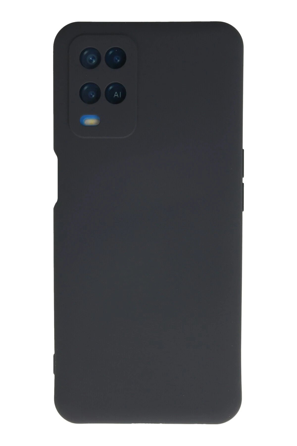 Oppo A54 4G Kılıf Nano içi Kadife Silikon - Lacivert-(5796)