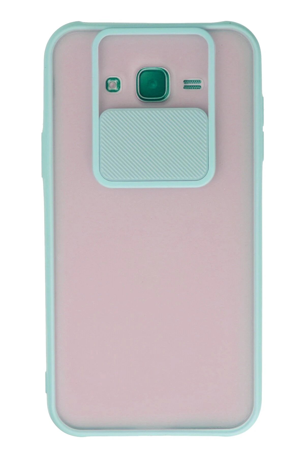 Samsung Galaxy J7 Kılıf Palm Buzlu Kamera Sürgülü Silikon uaz-(5796)