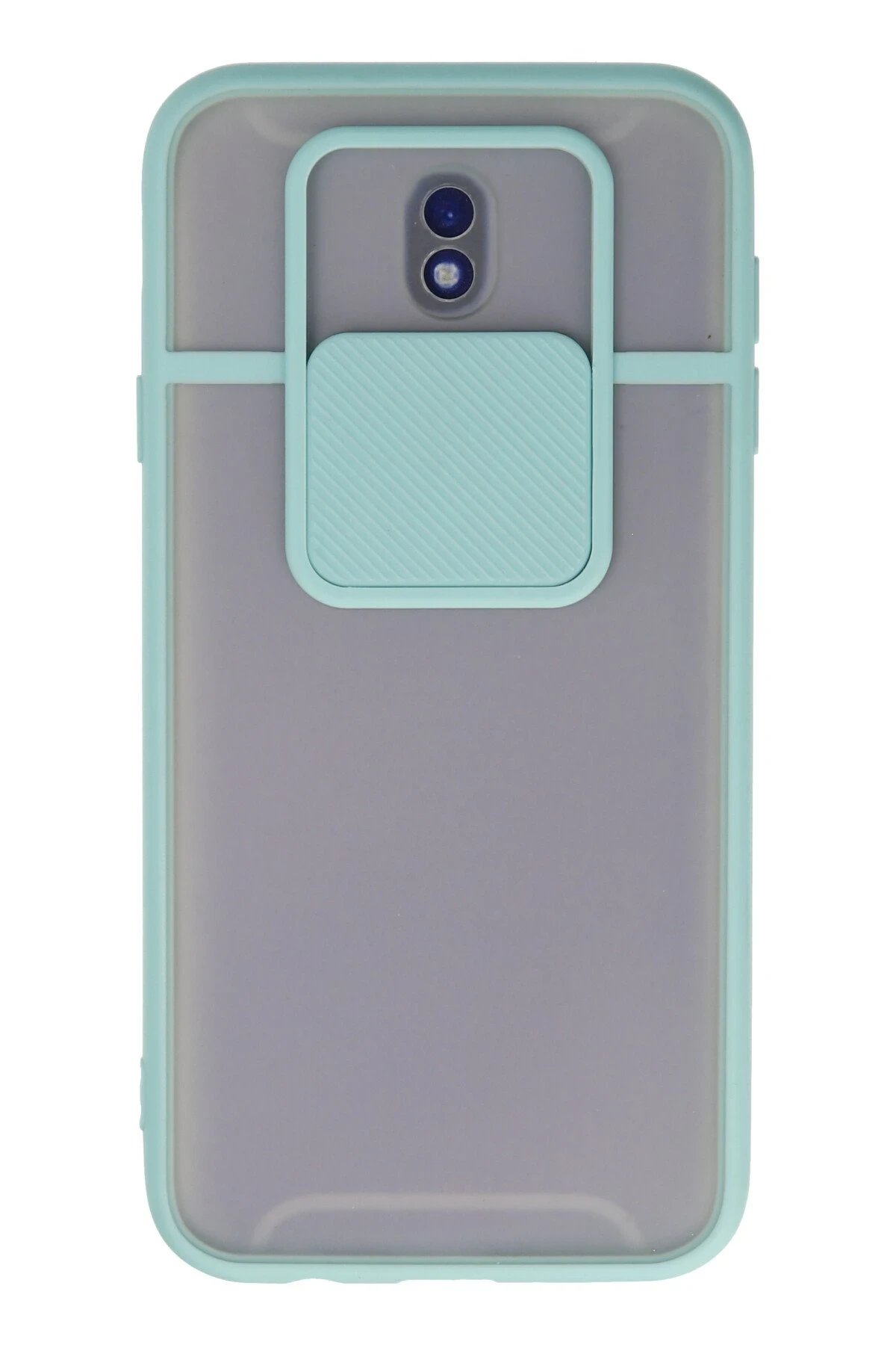 Samsung Galaxy J7 Pro / J730 Kılıf Palm Buzlu Kamera Sürgülü Silikon uaz-(5796)