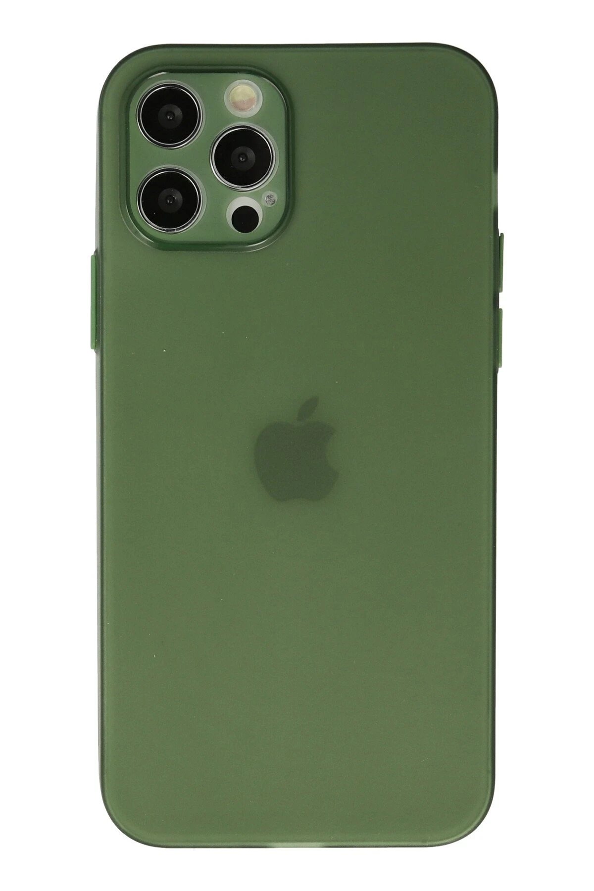 iPhone 12 Pro Max Kılıf Puma Silikon - Yeşil-(5796)