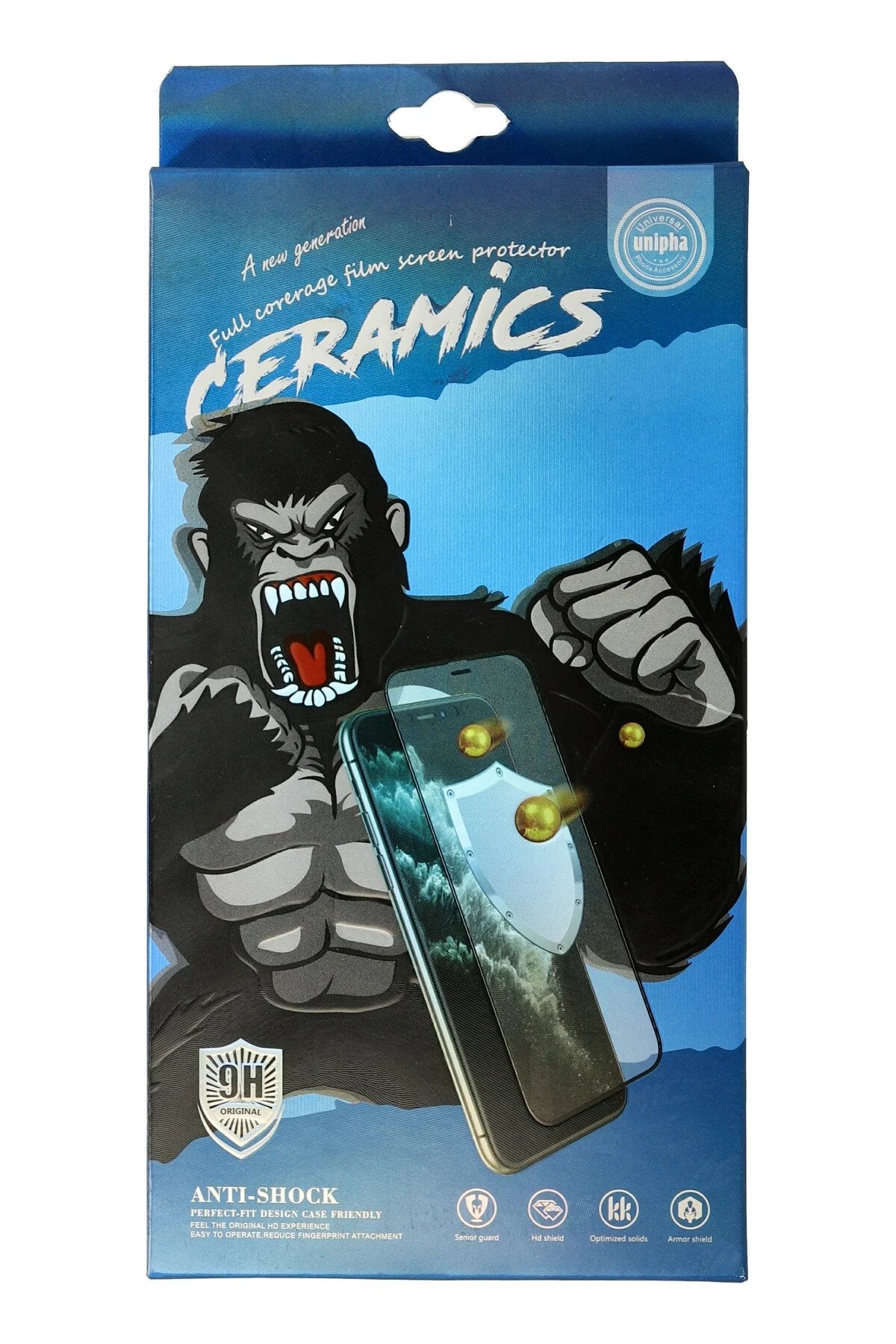 iPhone 11 Pro 34D Izgaralı Cam-(5796)