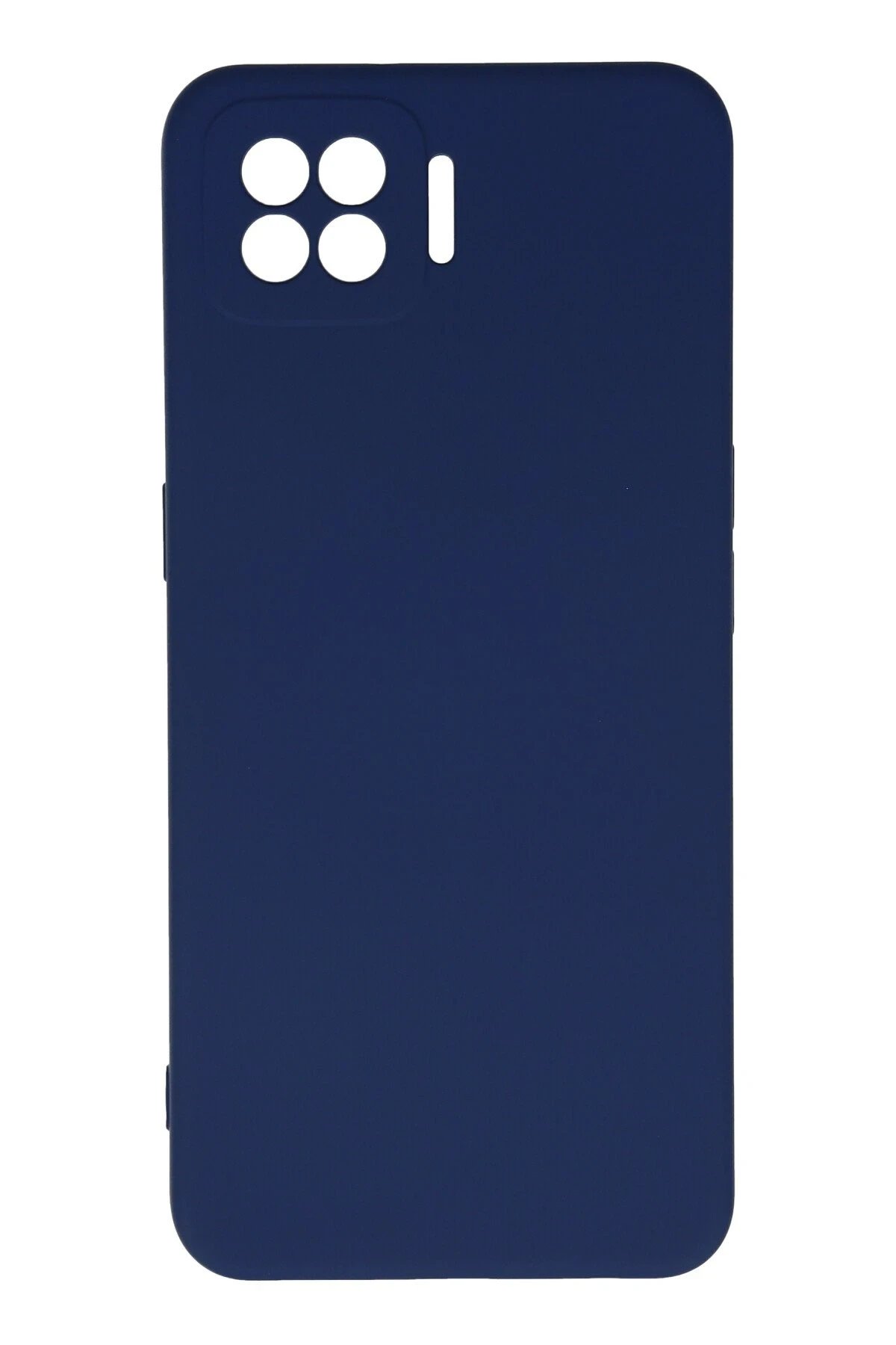 Oppo A73 Kılıf Nano içi Kadife Silikon - Lacivert-(5796)