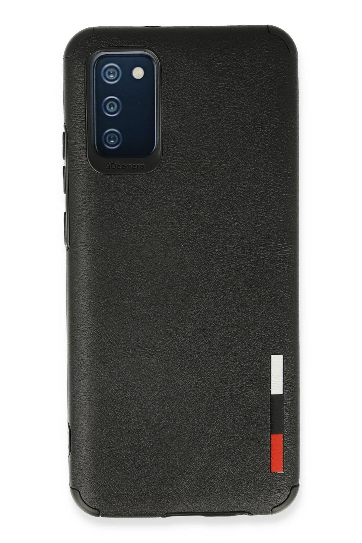 Samsung Galaxy A02S Kılıf Loop Deri Silikon - Siyah-(5796)