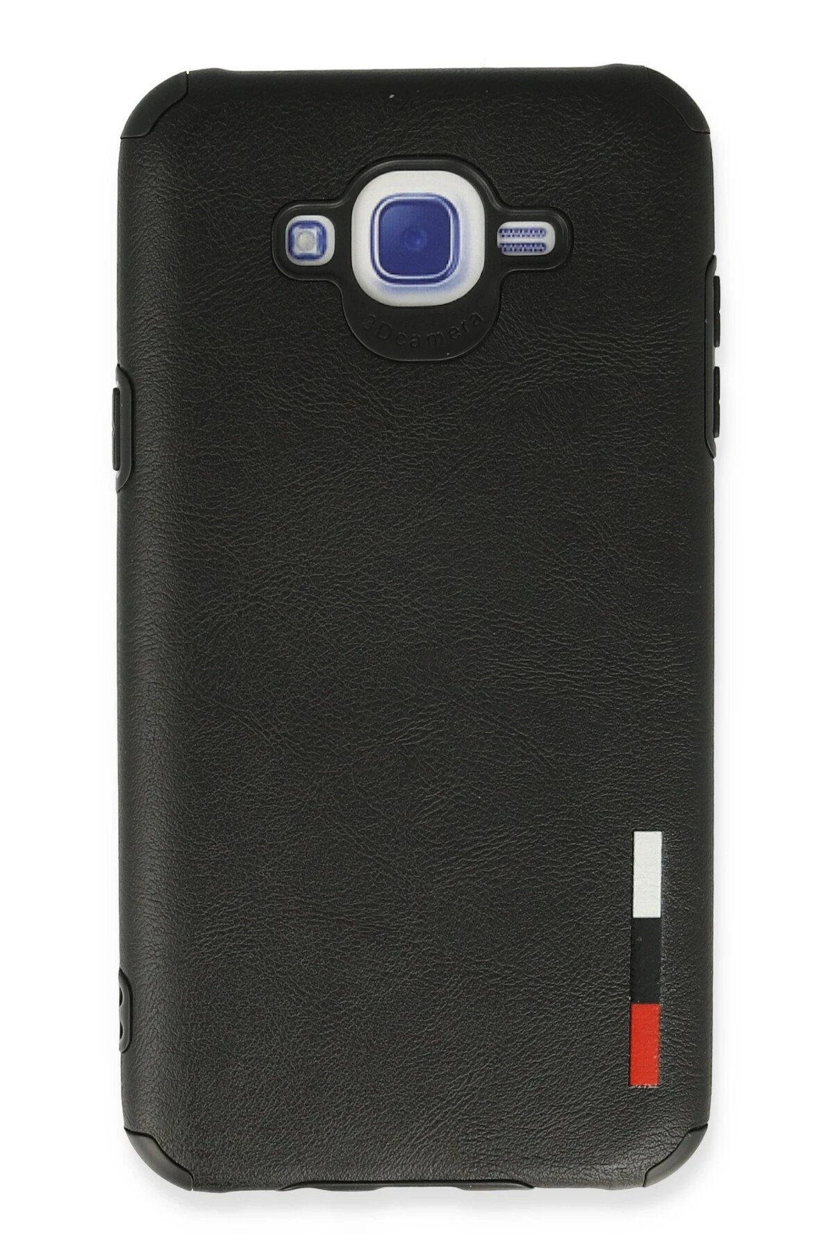 Samsung Galaxy J7 Kılıf Loop Deri Silikon - Siyah-(5796)