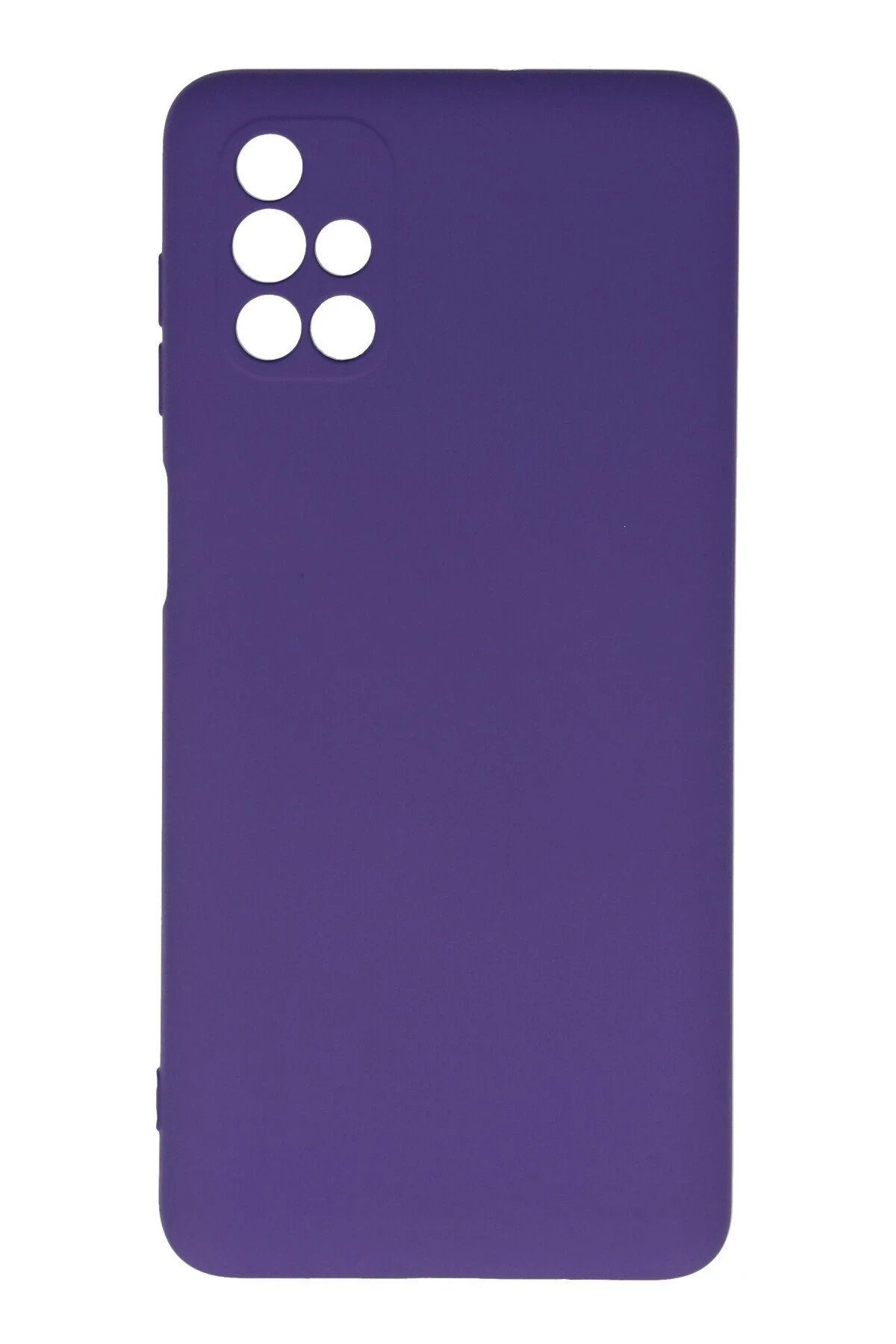Samsung Galaxy M51 Kılıf Nano içi Kadife Silikon - Mor-(5796)