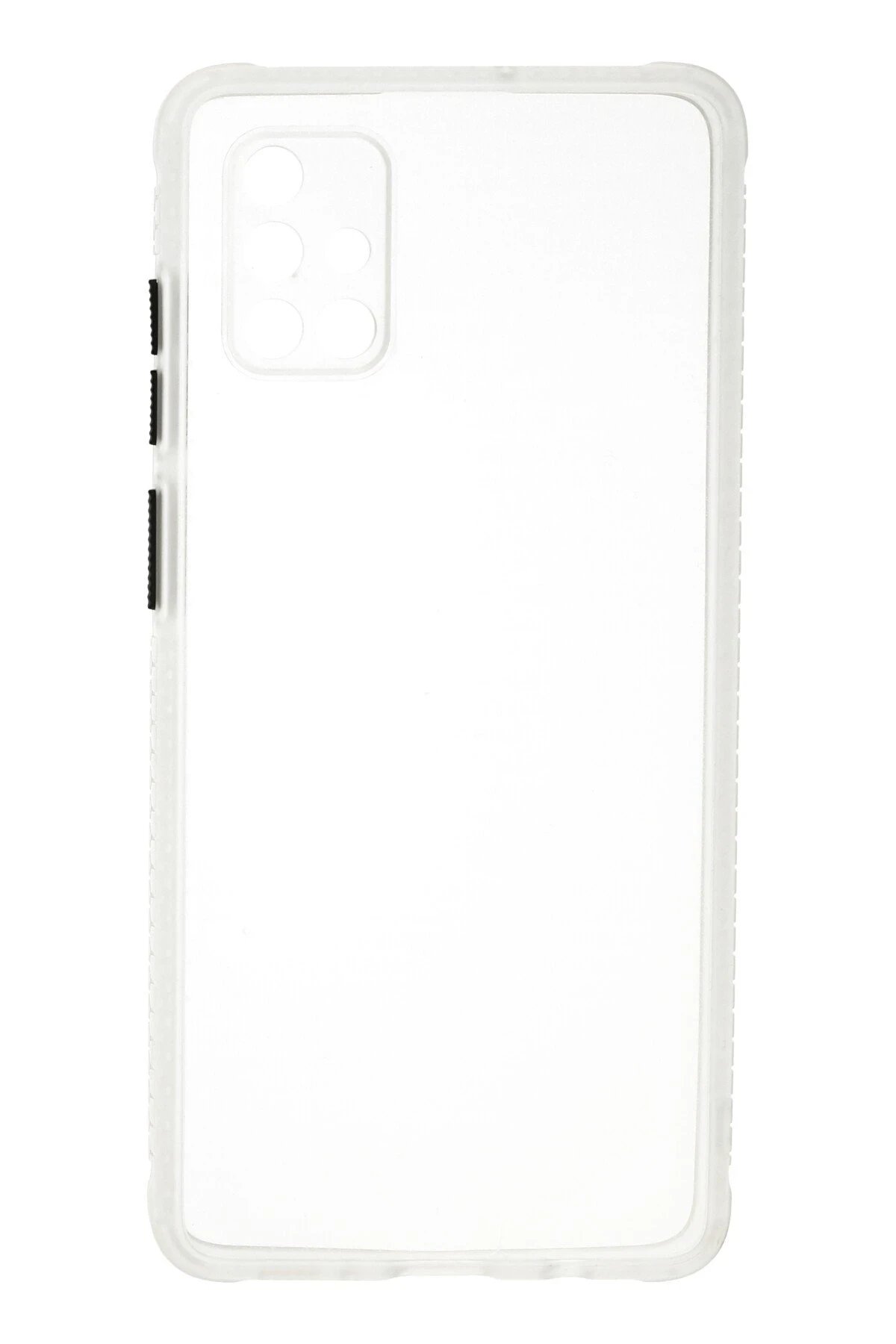 Samsung Galaxy A71 Kılıf Miami Şeffaf Silikon - Şeffaf-(5796)