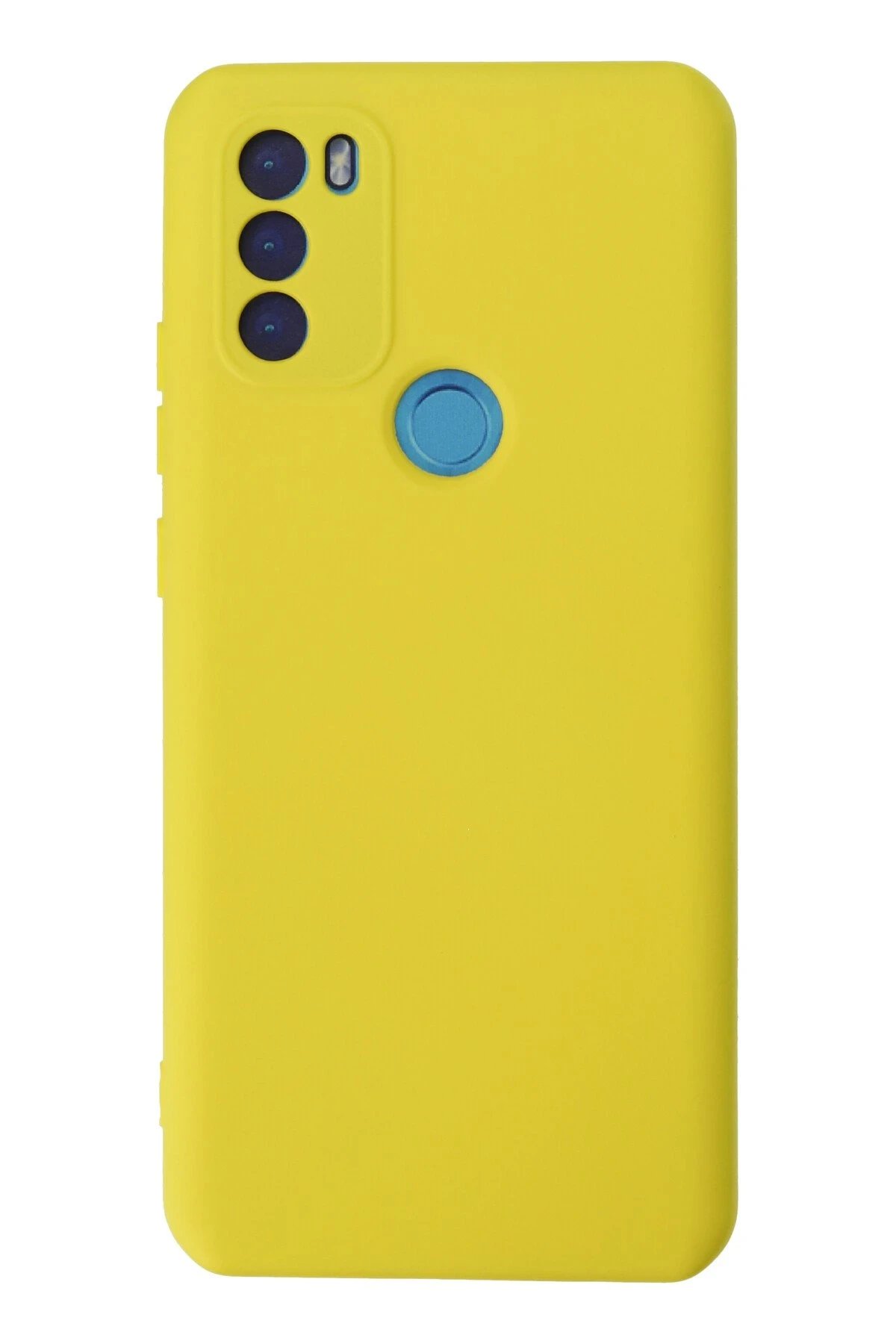 General Mobile GM 21 Plus Kılıf Nano içi Kadife Silikon - Sarı-(5796)