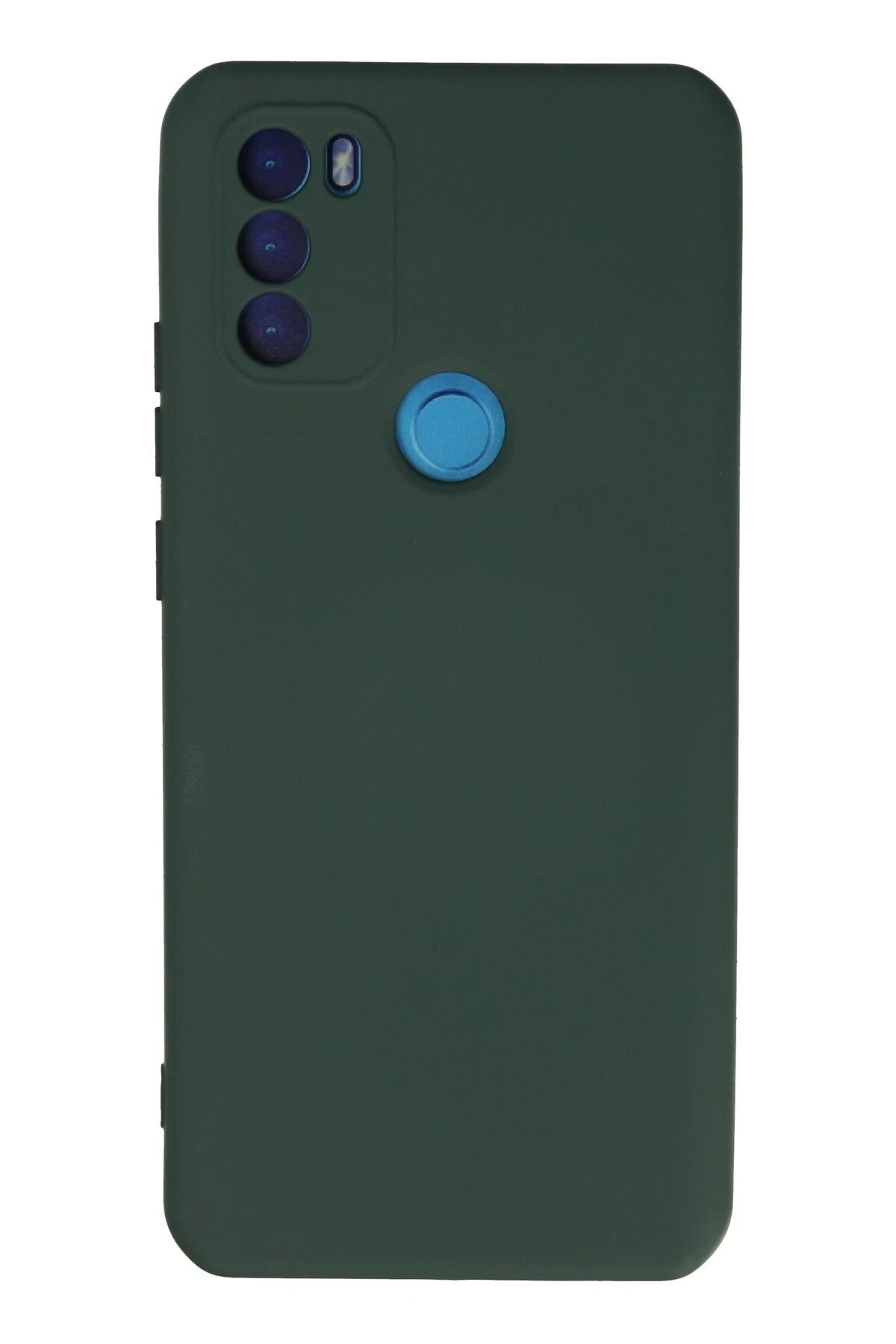 General Mobile GM 21 Plus Kılıf Nano içi Kadife Silikon - Koyu Yeşil-(5796)