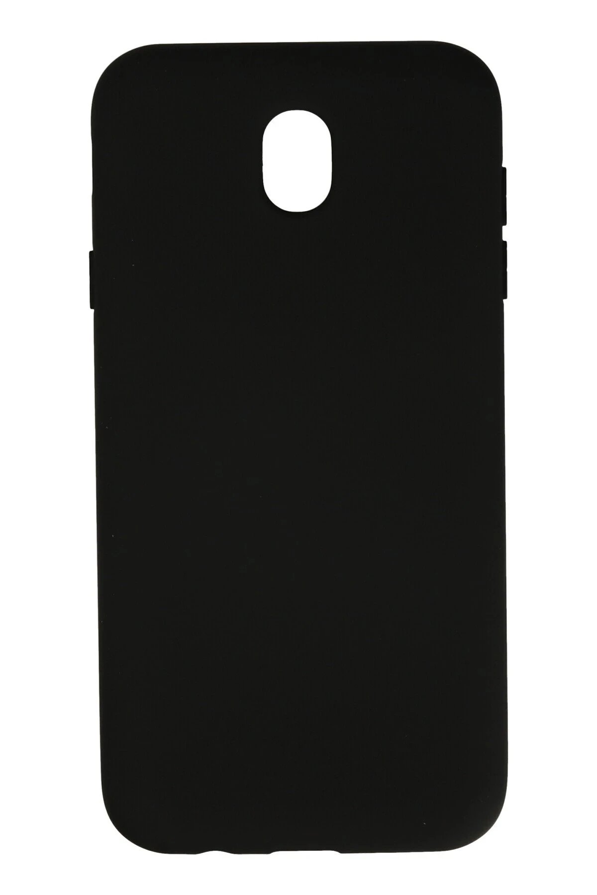 Samsung Galaxy J7 Pro / J730 Kılıf Nano içi Kadife Silikon - Siyah-(5796)