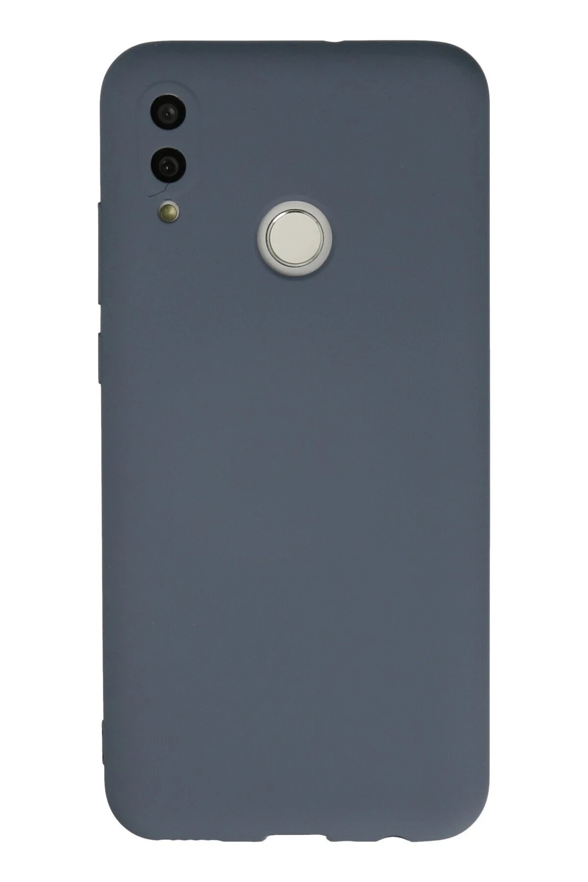 Huawei P Smart 2019 Kılıf Nano içi Kadife Silikon - Gri-(5796)