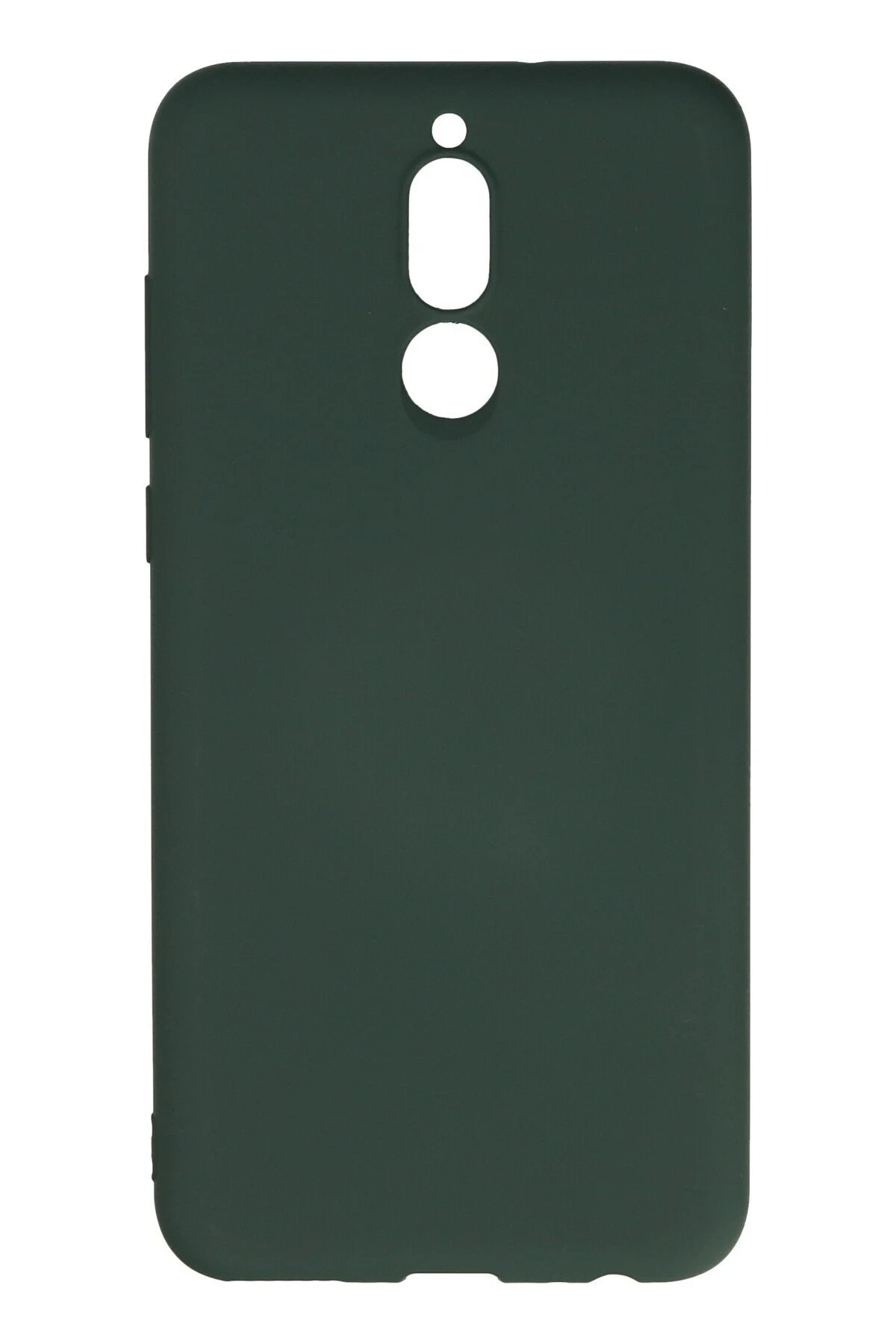 Huawei Mate 10 Lite Kılıf Nano içi Kadife Silikon - Koyu Yeşil-(5796)