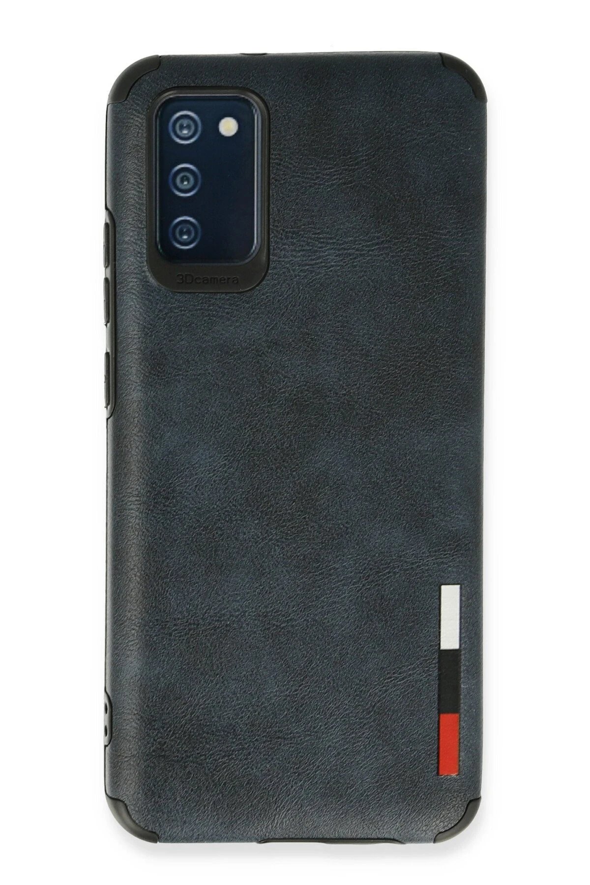 Samsung Galaxy A03S Kılıf Loop Deri Silikon - Lacivert-(5796)