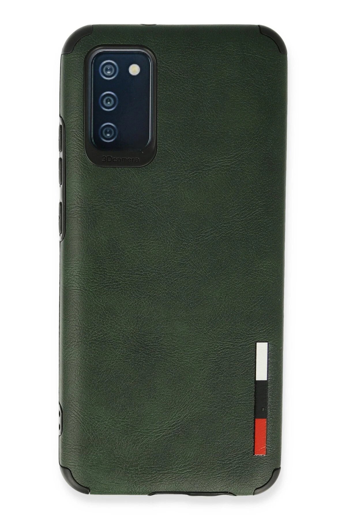 Samsung Galaxy A03S Kılıf Loop Deri Silikon - Yeşil-(5796)