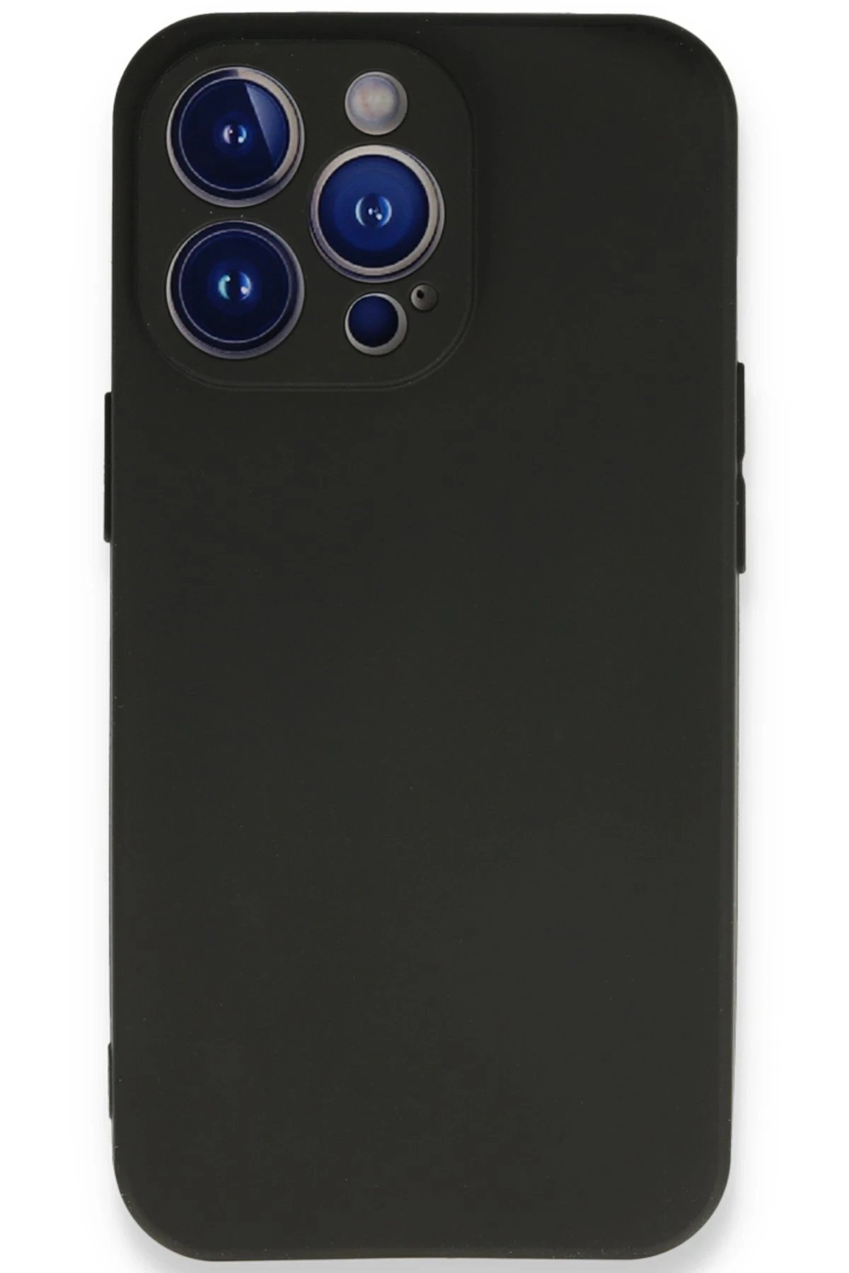 iPhone 13 Pro Max Kılıf First Silikon - Siyah-(5796)