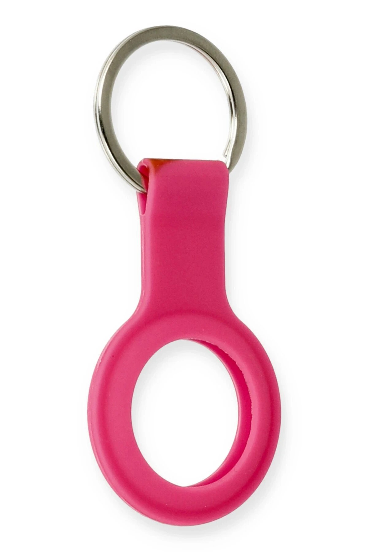 Airtag Silikon Kılıf - Pembe-(5796)