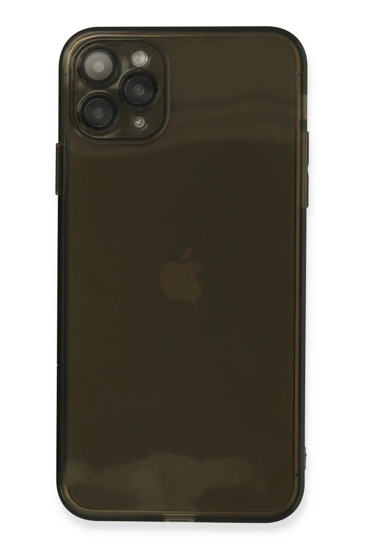 iPhone 11 Pro Max Kılıf Fly Lens Silikon - Siyah-(5796)