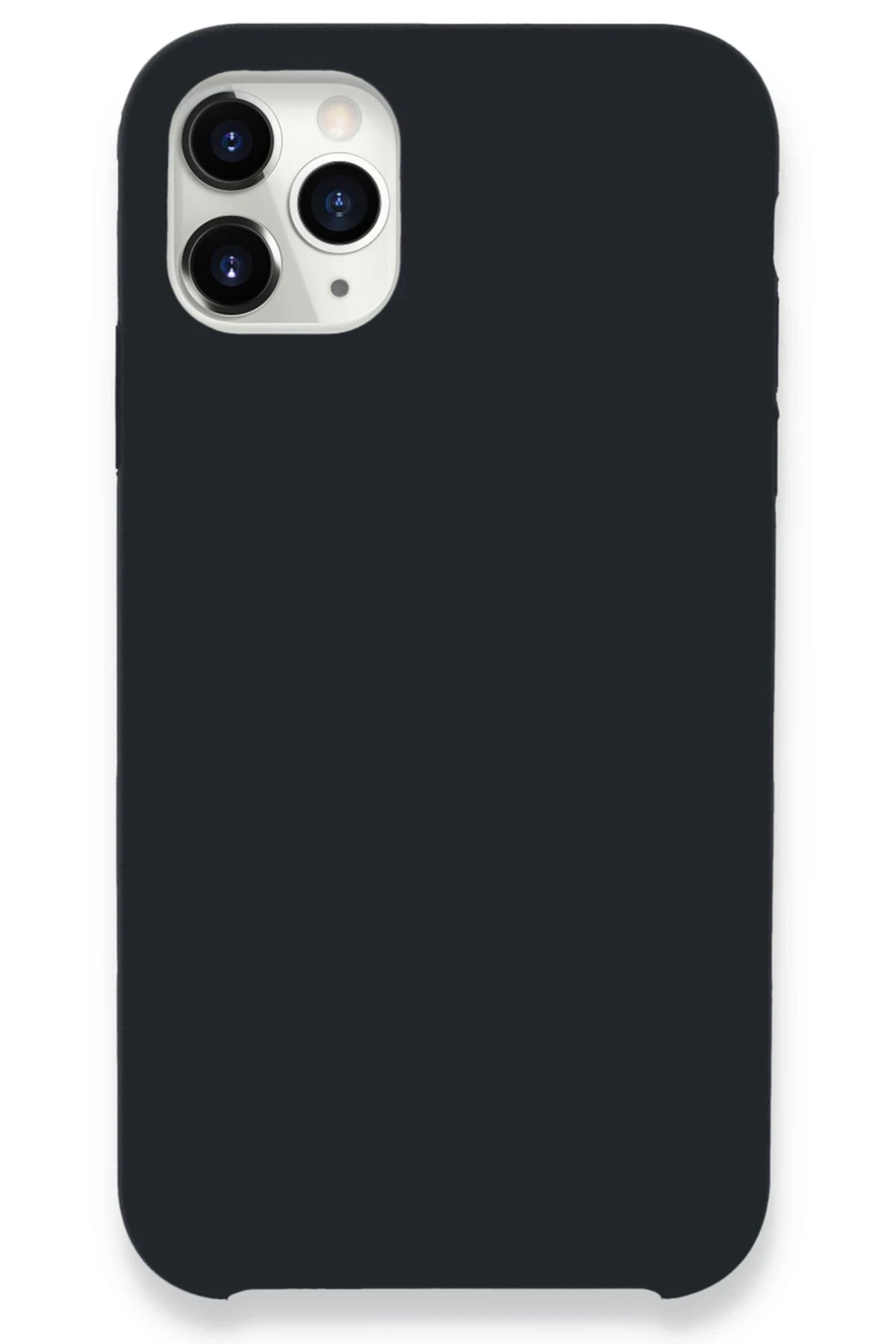 iPhone 11 Pro Kılıf Lansman Legant Silikon - Koyu Gri-(5796)