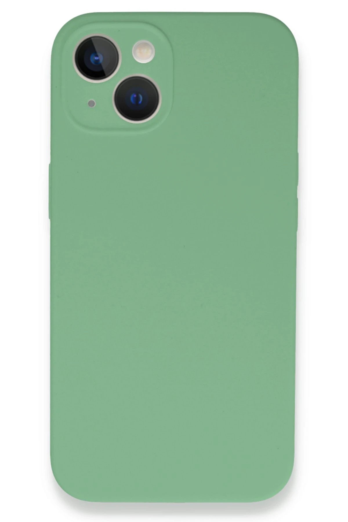 iPhone 13 Mini Kılıf Lansman Legant Silikon - Yeşil-(5796)