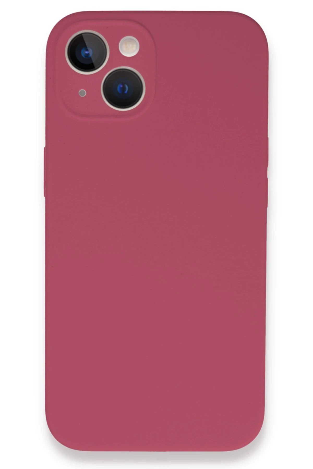 iPhone 13 Mini Kılıf Lansman Legant Silikon - Fuşya-(5796)