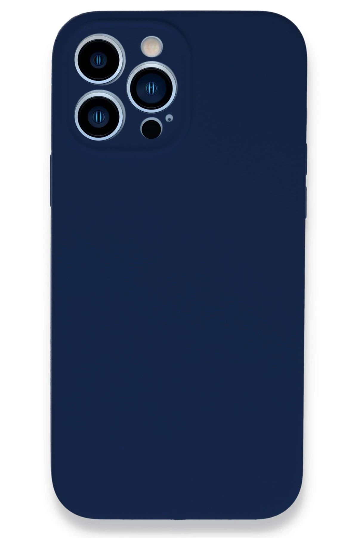 iPhone 13 Pro Kılıf Lansman Legant Silikon - Lacivert-(5796)