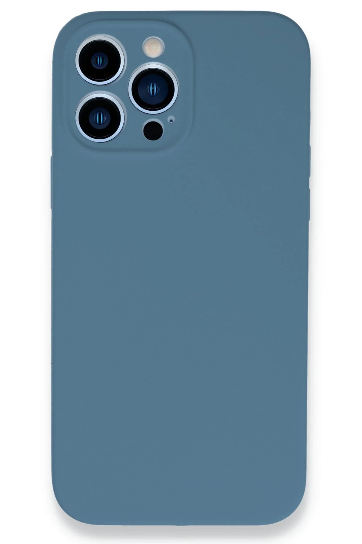 iPhone 13 Pro Max Kılıf Lansman Legant Silikon - Açık Mavi-(5796)