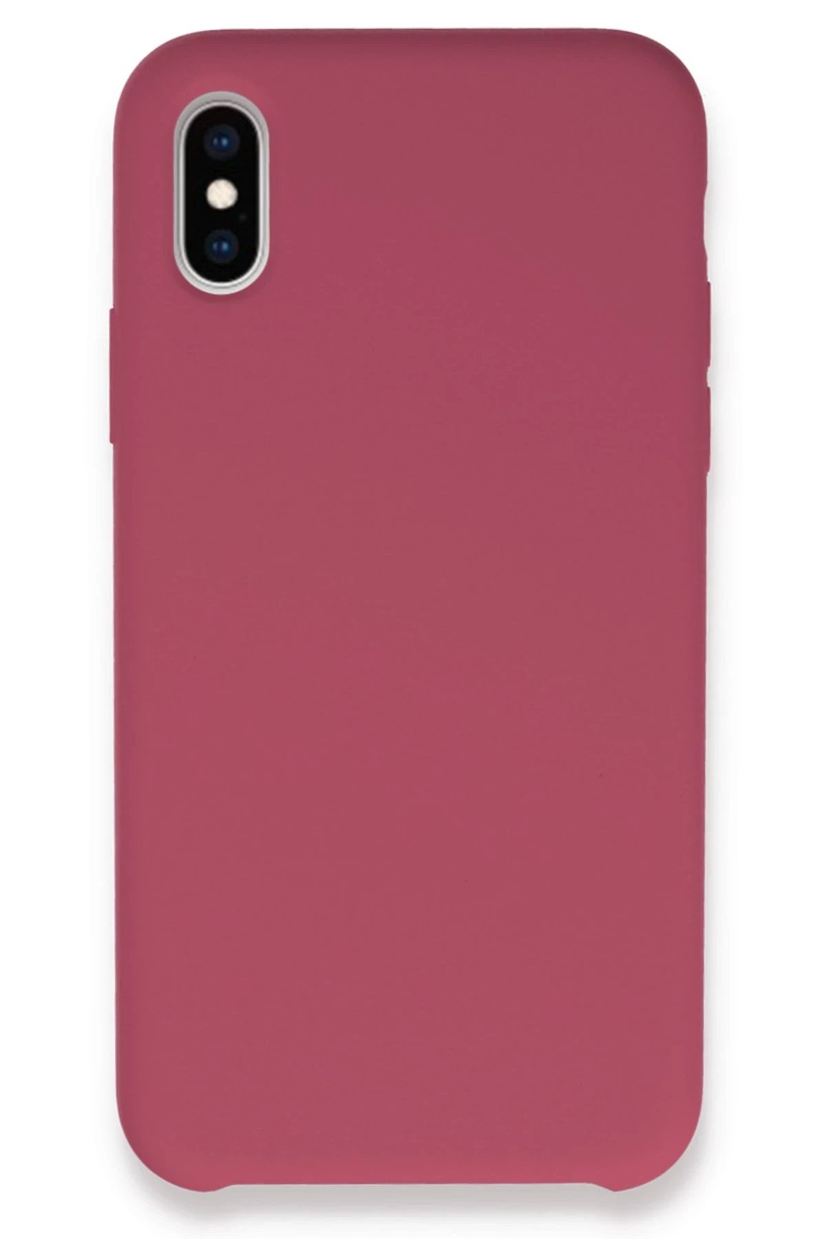 iPhone XS Max Kılıf Lansman Legant Silikon - Fuşya-(5796)