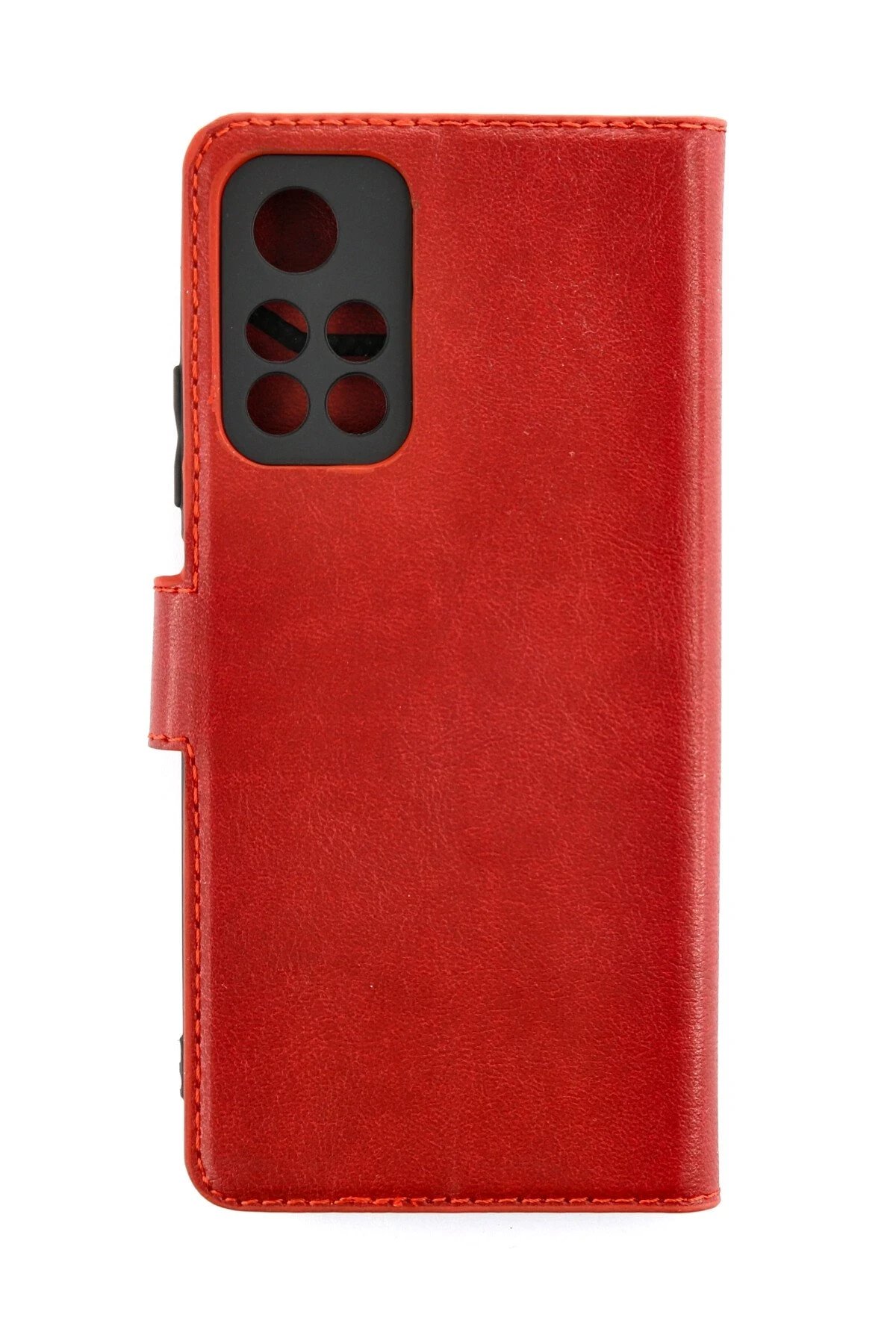 Xiaomi Redmi Note 11T Kılıf Trend S Plus Kapaklı Kılıf - Kırmızı-(5796)