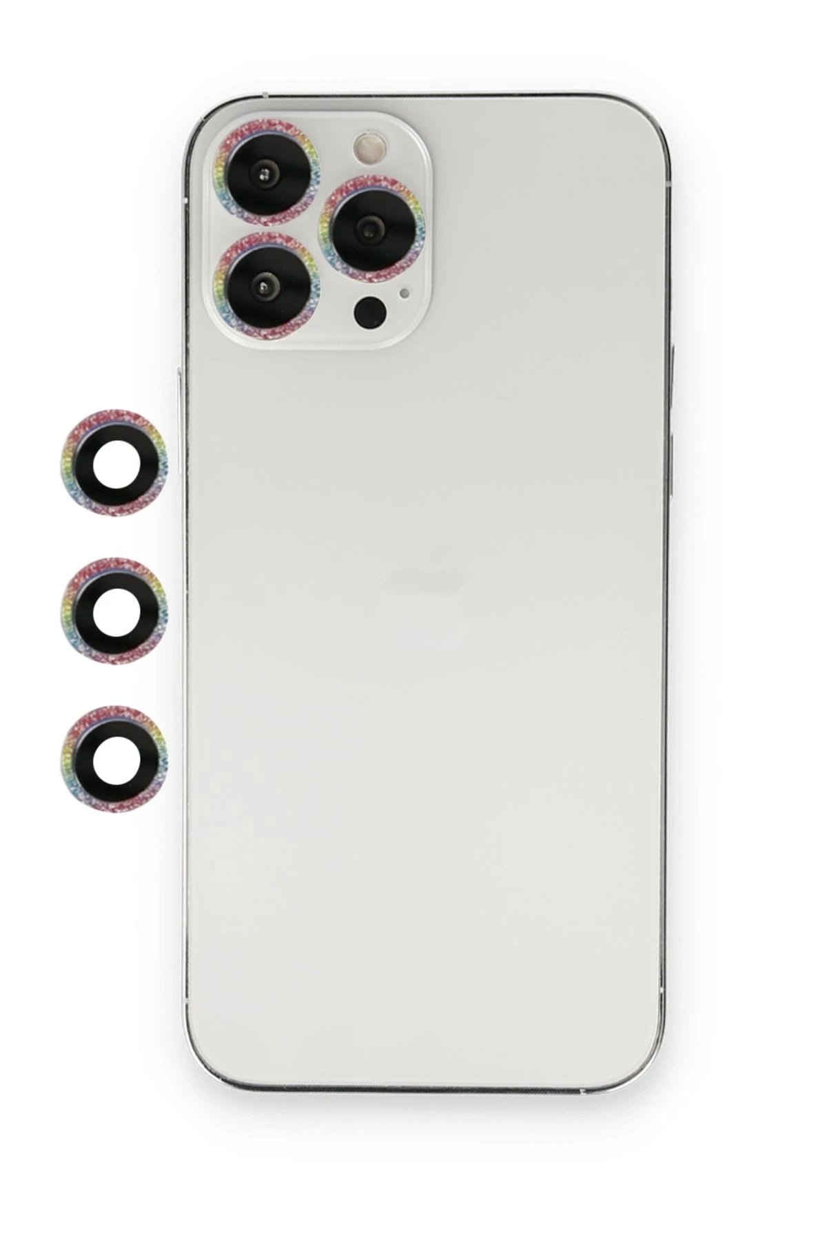 iPhone 13 Pro Max Shine Kamera Lens - Rainbow-(5796)