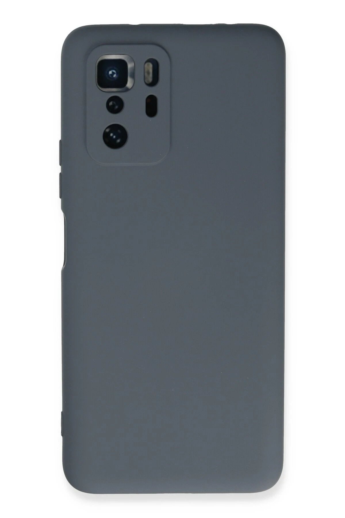 Xiaomi Poco X3 GT Kılıf Nano içi Kadife Silikon - Gri-(5796)