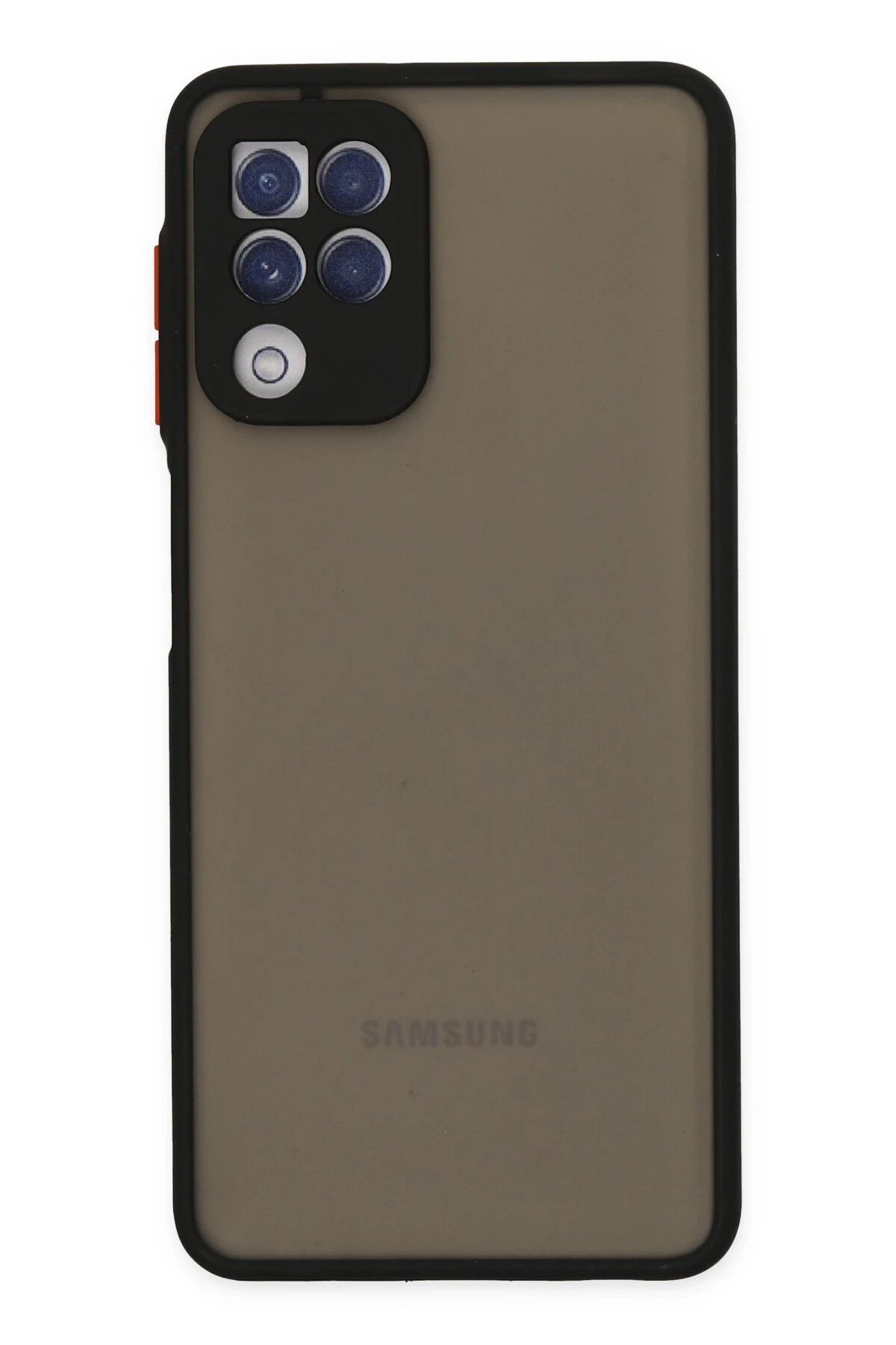 Samsung Galaxy A22 Kılıf Montreal Silikon Kapak - Siyah-(5796)