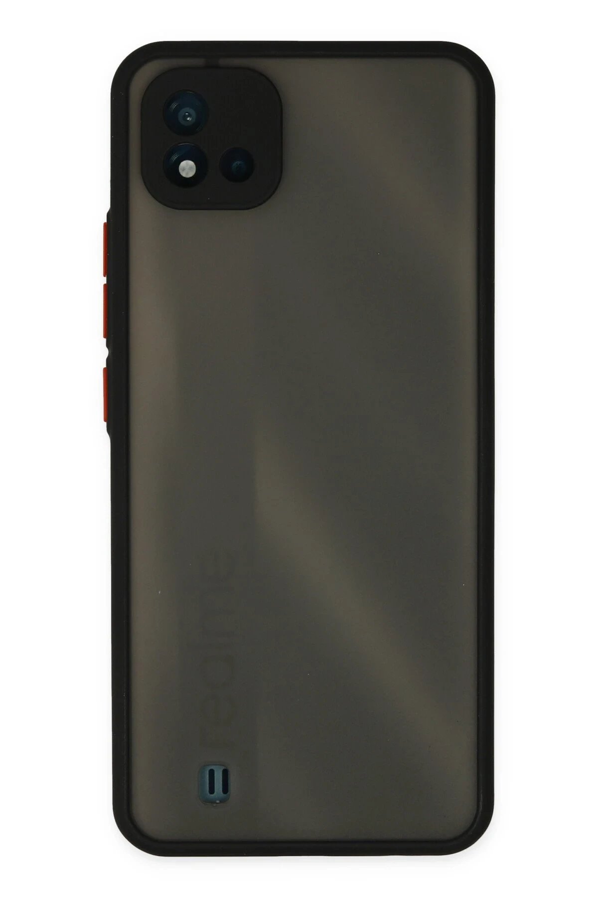 Realme C11 2021 Kılıf Montreal Silikon Kapak - Siyah-(5796)