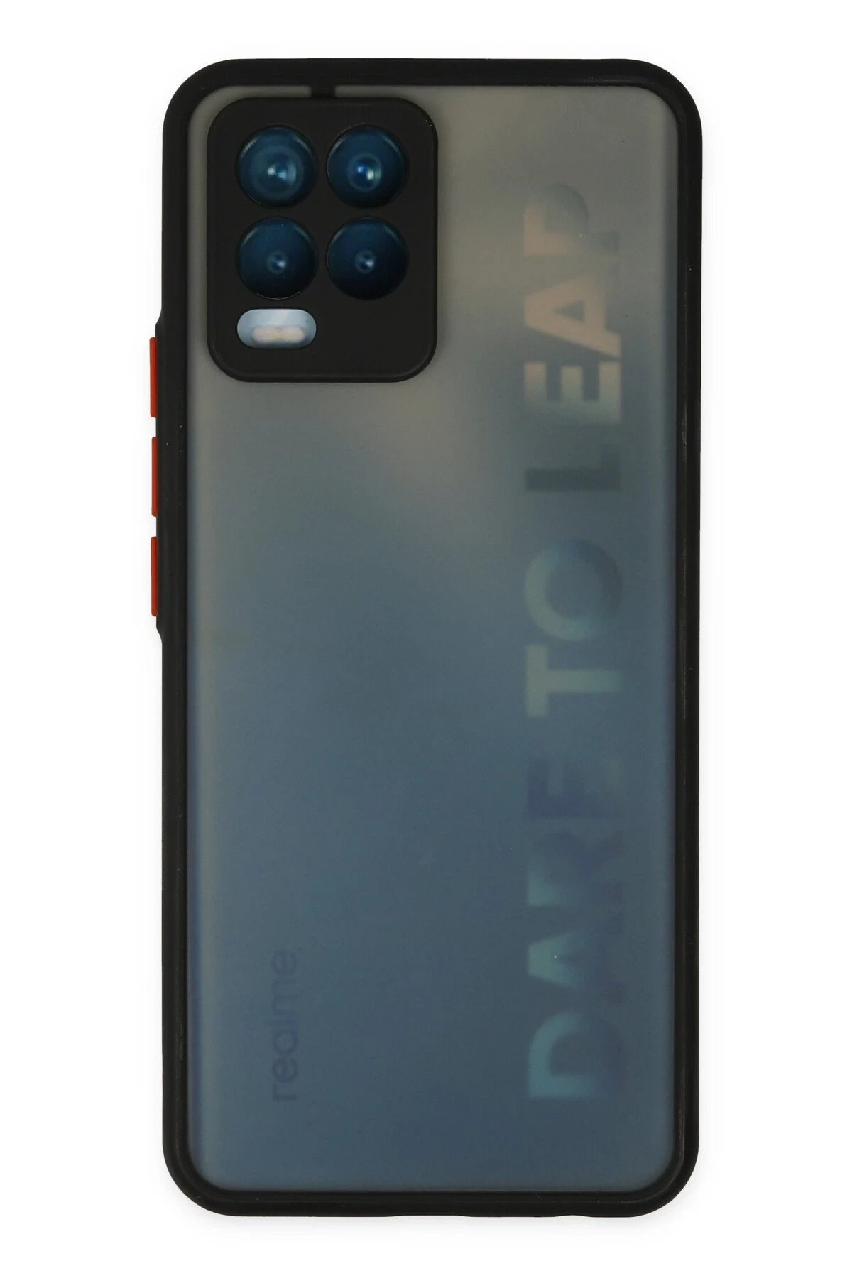 Realme 8 Kılıf Montreal Silikon Kapak - Siyah-(5796)