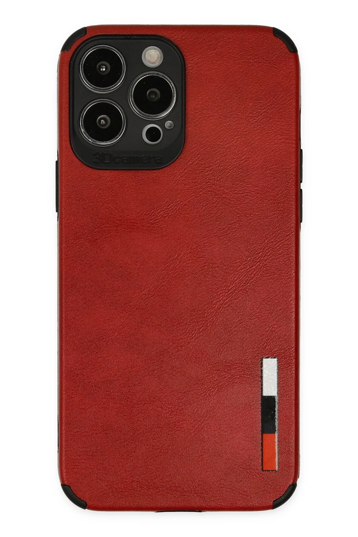 iPhone 13 Pro Kılıf Loop Deri Silikon - Kırmızı-(5796)