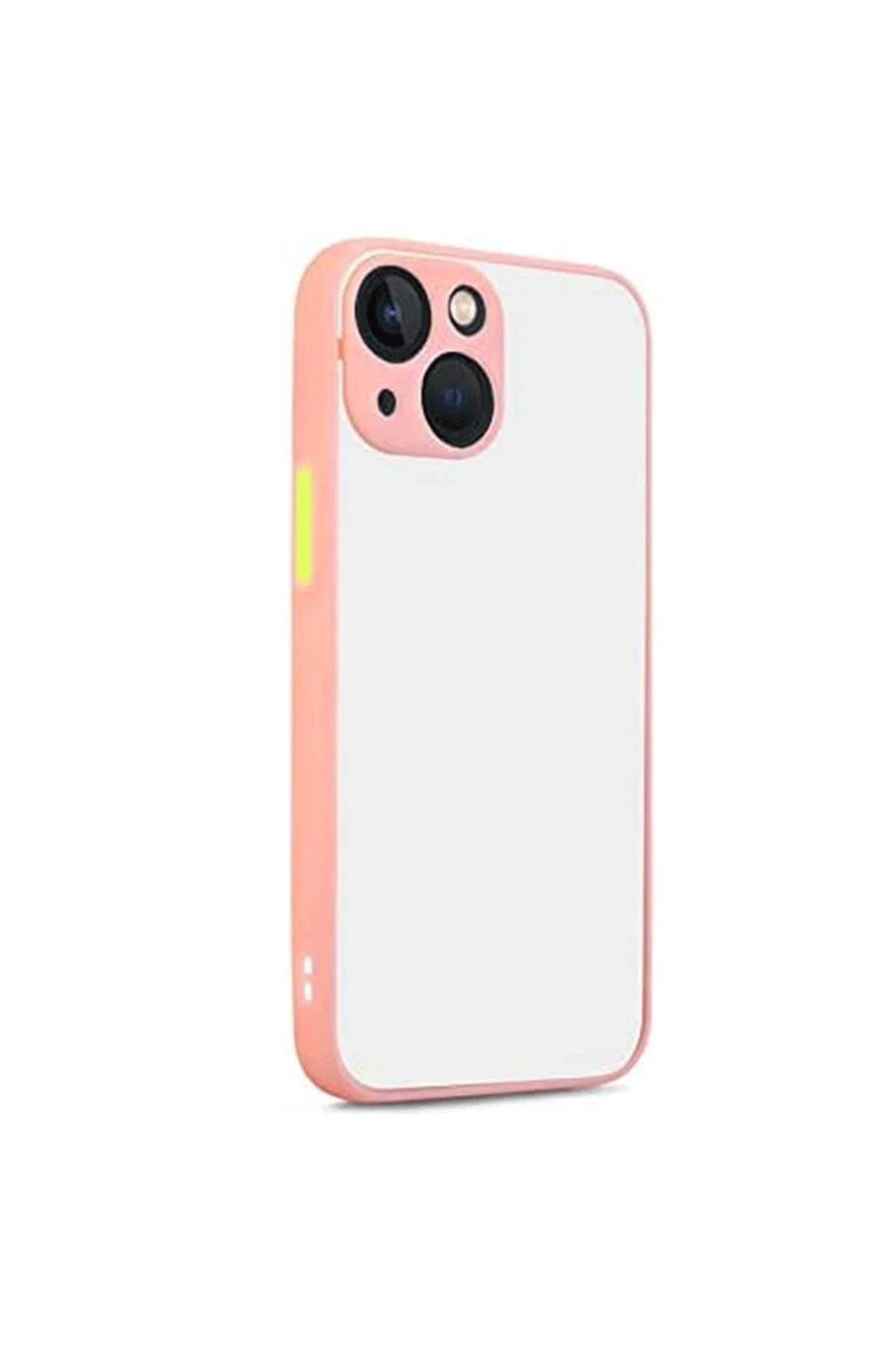 iPhone 13 Kılıf Montreal Silikon Kapak - Pembe-(5796)