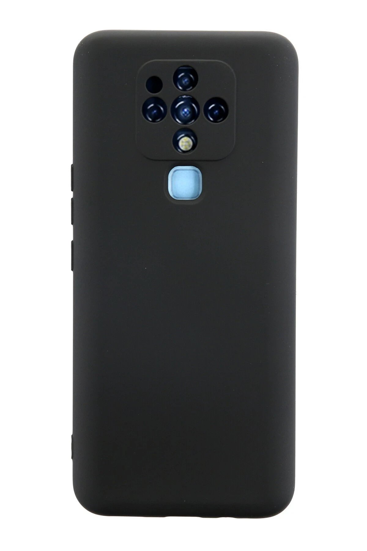 Tecno Camon 16 Kılıf Nano içi Kadife Silikon - Siyah-(5796)