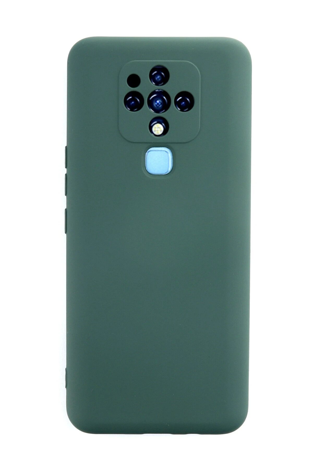 Tecno Camon 16 Kılıf Nano içi Kadife Silikon - Koyu Yeşil-(5796)