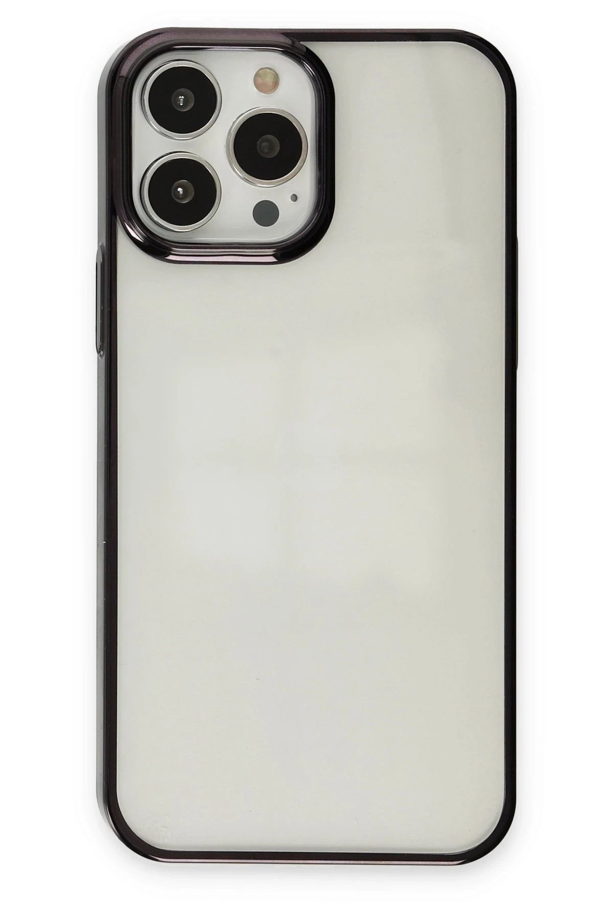 iPhone 13 Pro Kılıf Element Silikon - Siyah-(5796)
