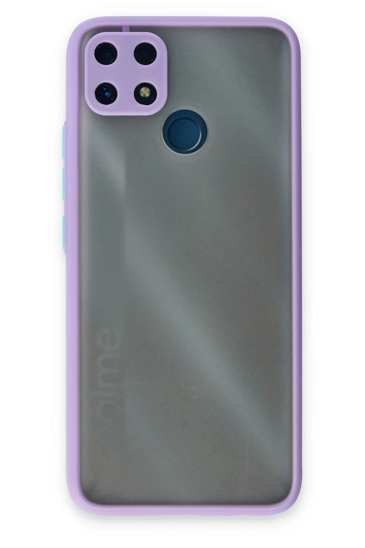 Realme C25 Kılıf Montreal Silikon Kapak - Mor-(5796)