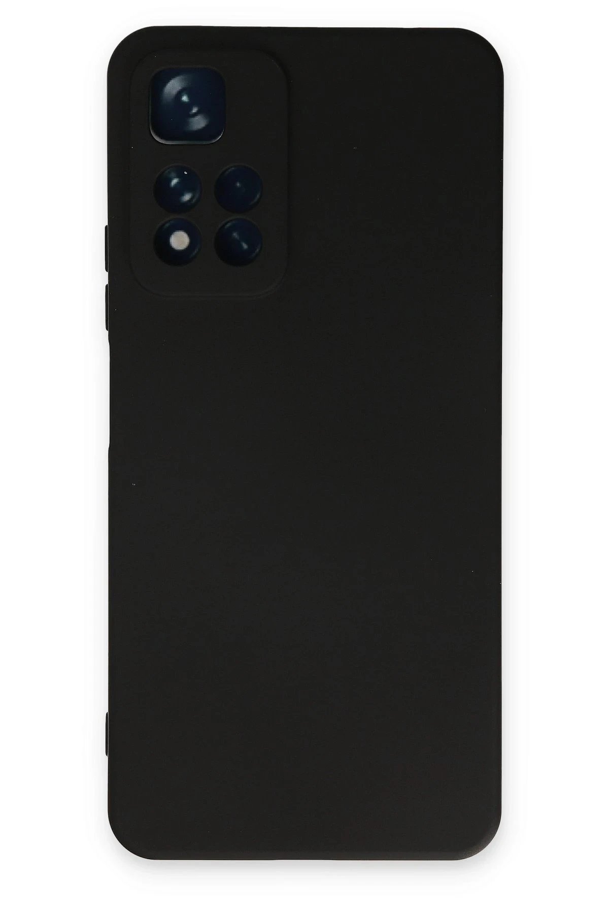 Xiaomi Redmi Note 11 Pro Plus 5G Kılıf Nano içi Kadife Silikon - Siyah-(5796)