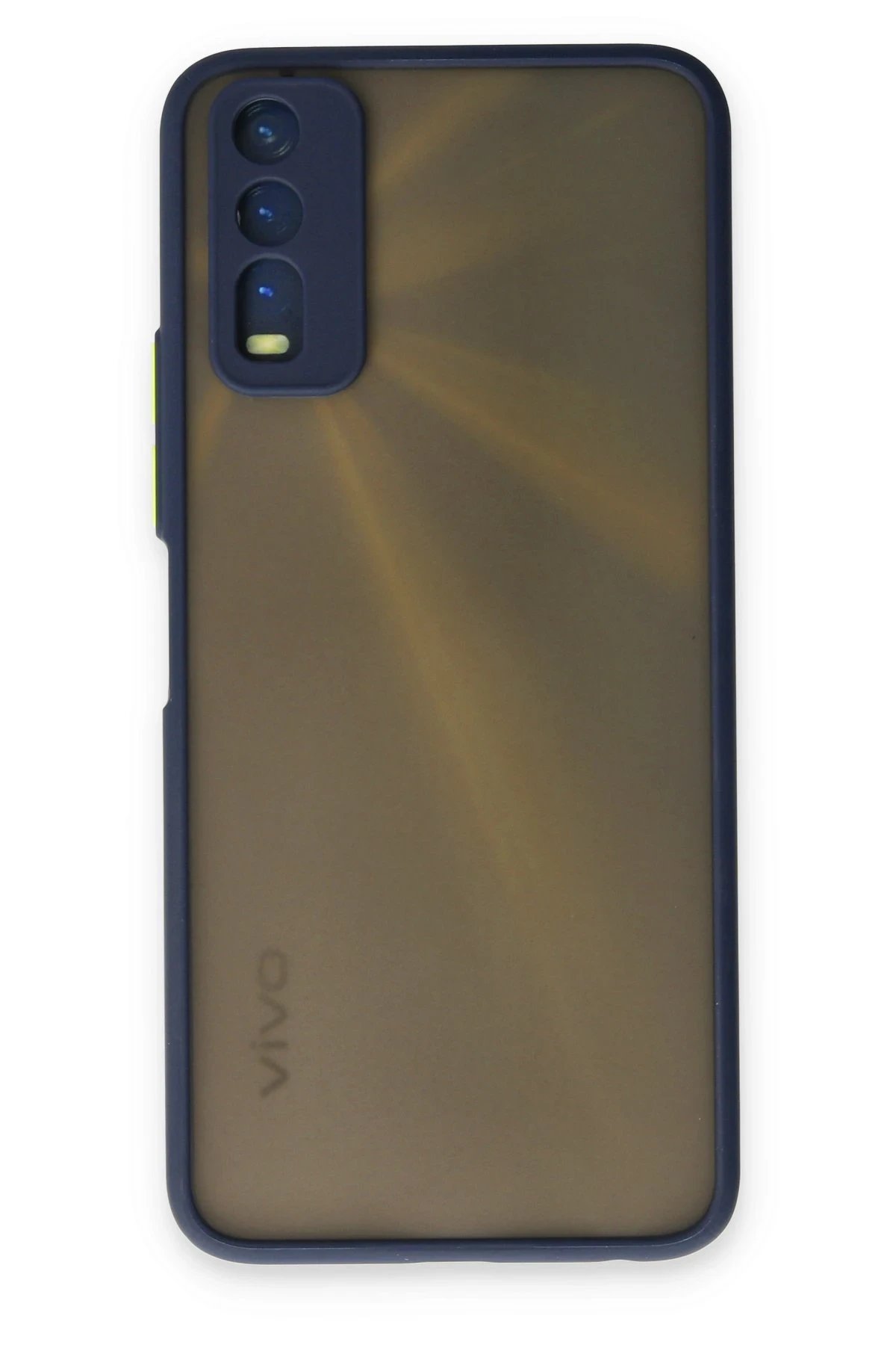 Vivo Y11S Kılıf Montreal Silikon Kapak - Lacivert-(5796)