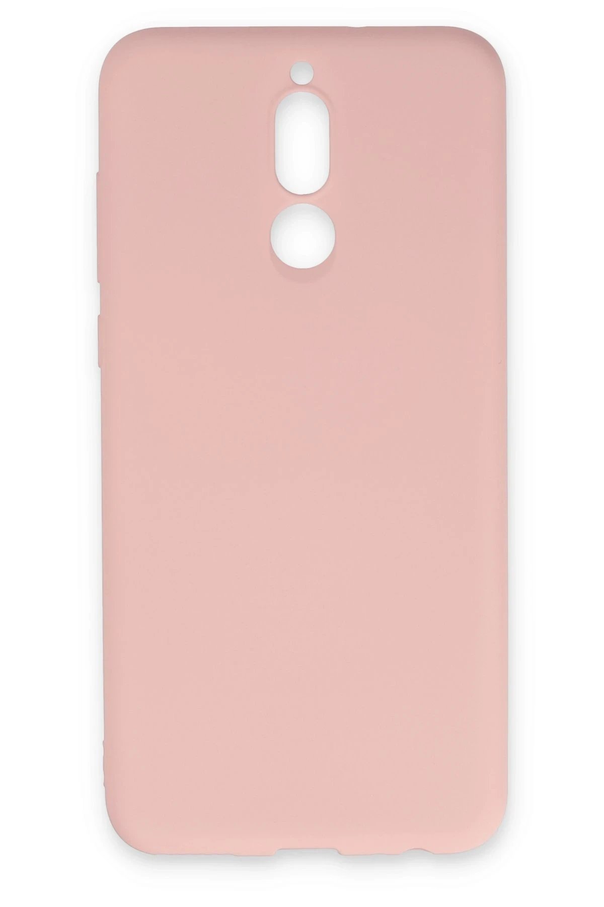 Huawei Mate 10 Lite Kılıf Nano içi Kadife Silikon - Pudra-(5796)