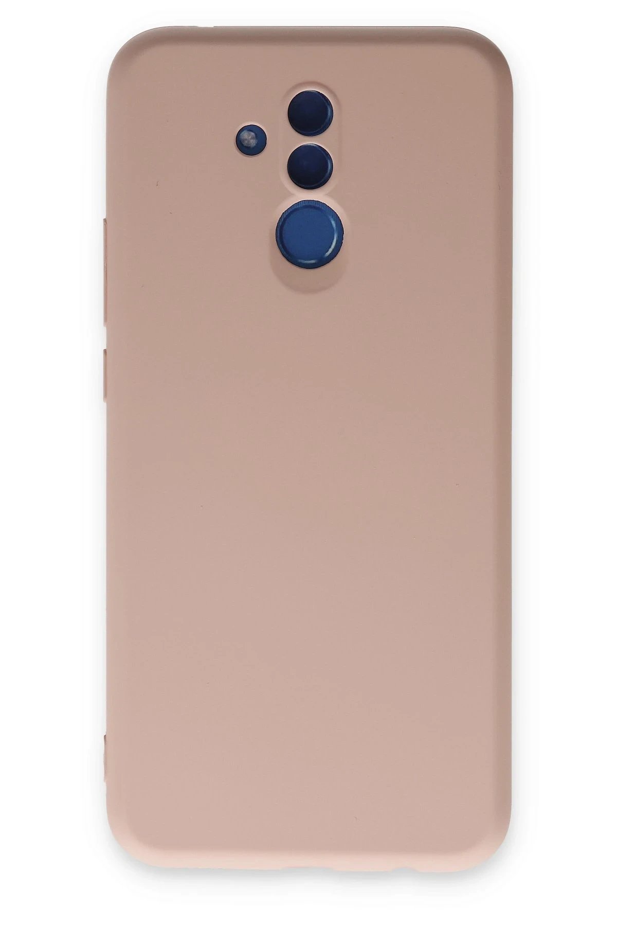 Huawei Mate 20 Lite Kılıf Nano içi Kadife Silikon - Pudra-(5796)