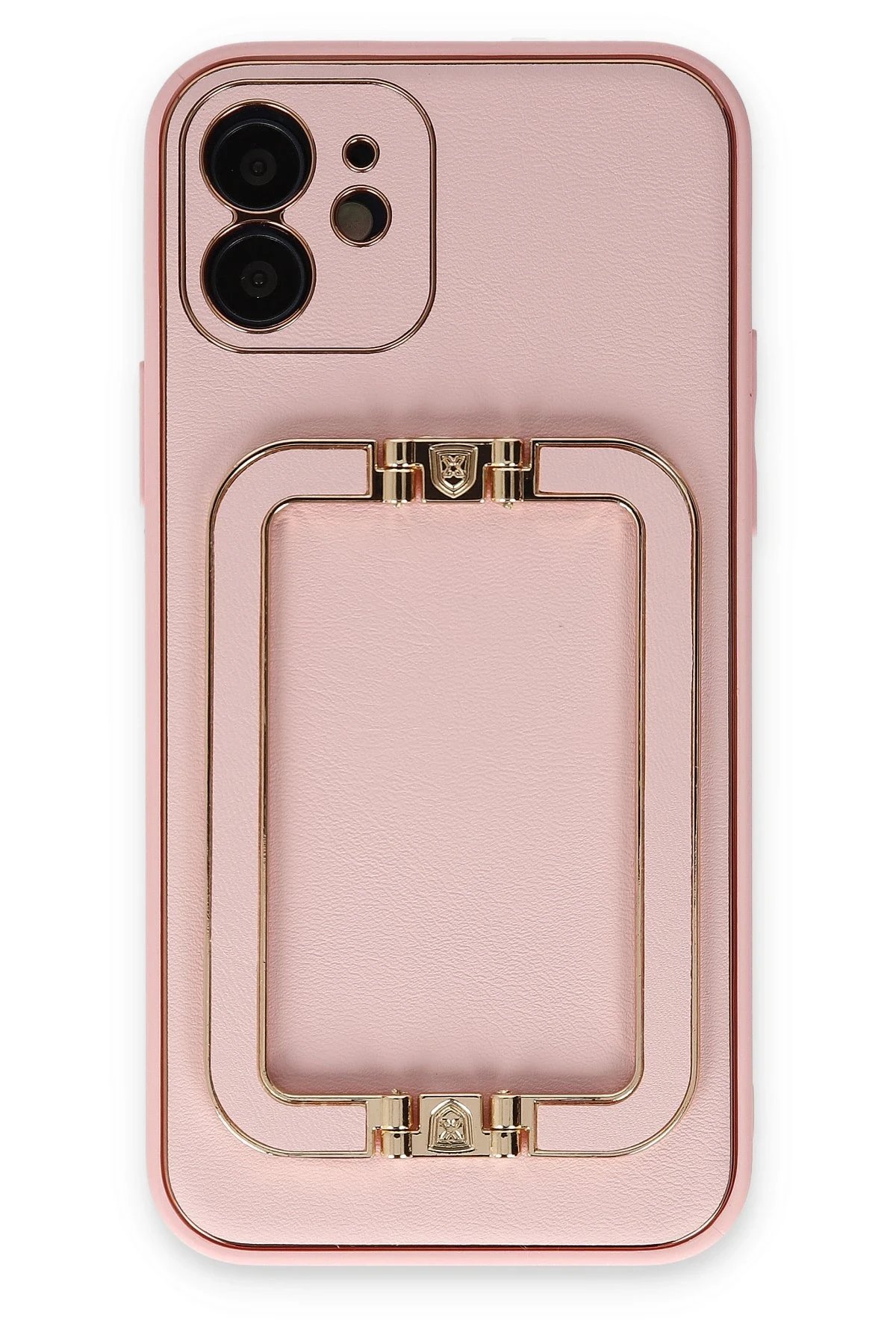 iPhone 12 Kılıf Coco Elit Kapak - Pembe-(5796)