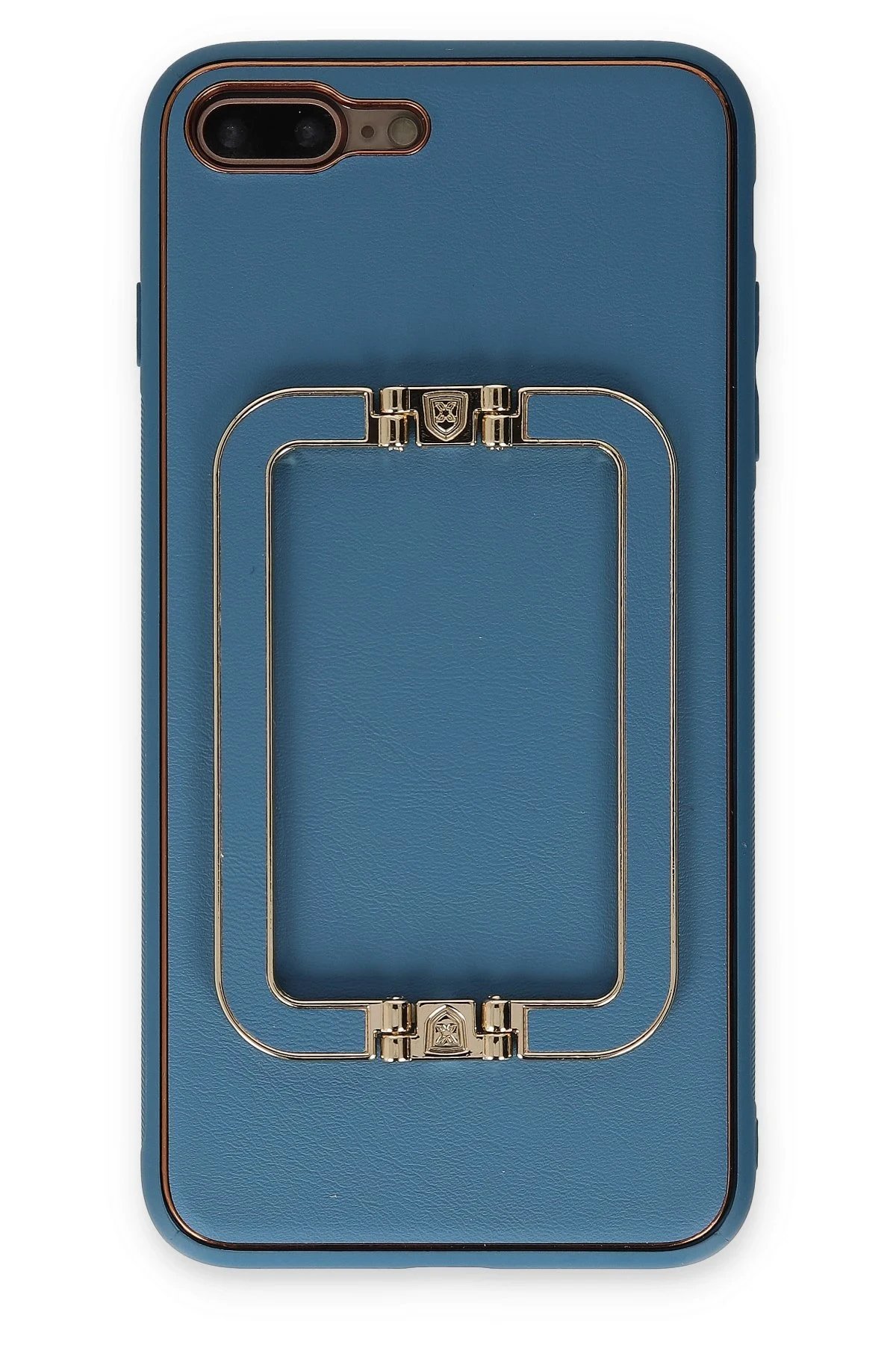 iPhone 7 Plus Kılıf Coco Elit Kapak - Mavi-(5796)