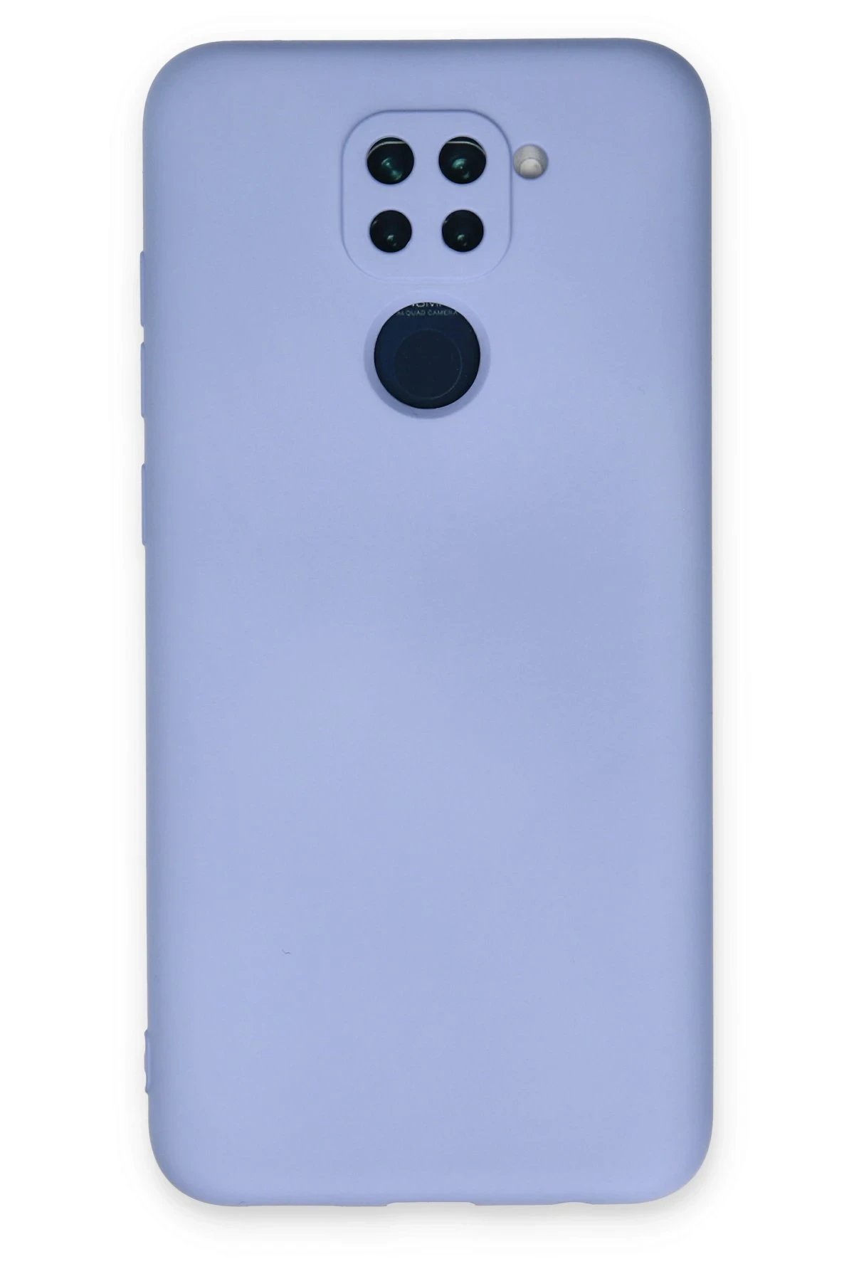 Xiaomi Redmi Note 9 Kılıf Nano içi Kadife Silikon - Lila-(5796)