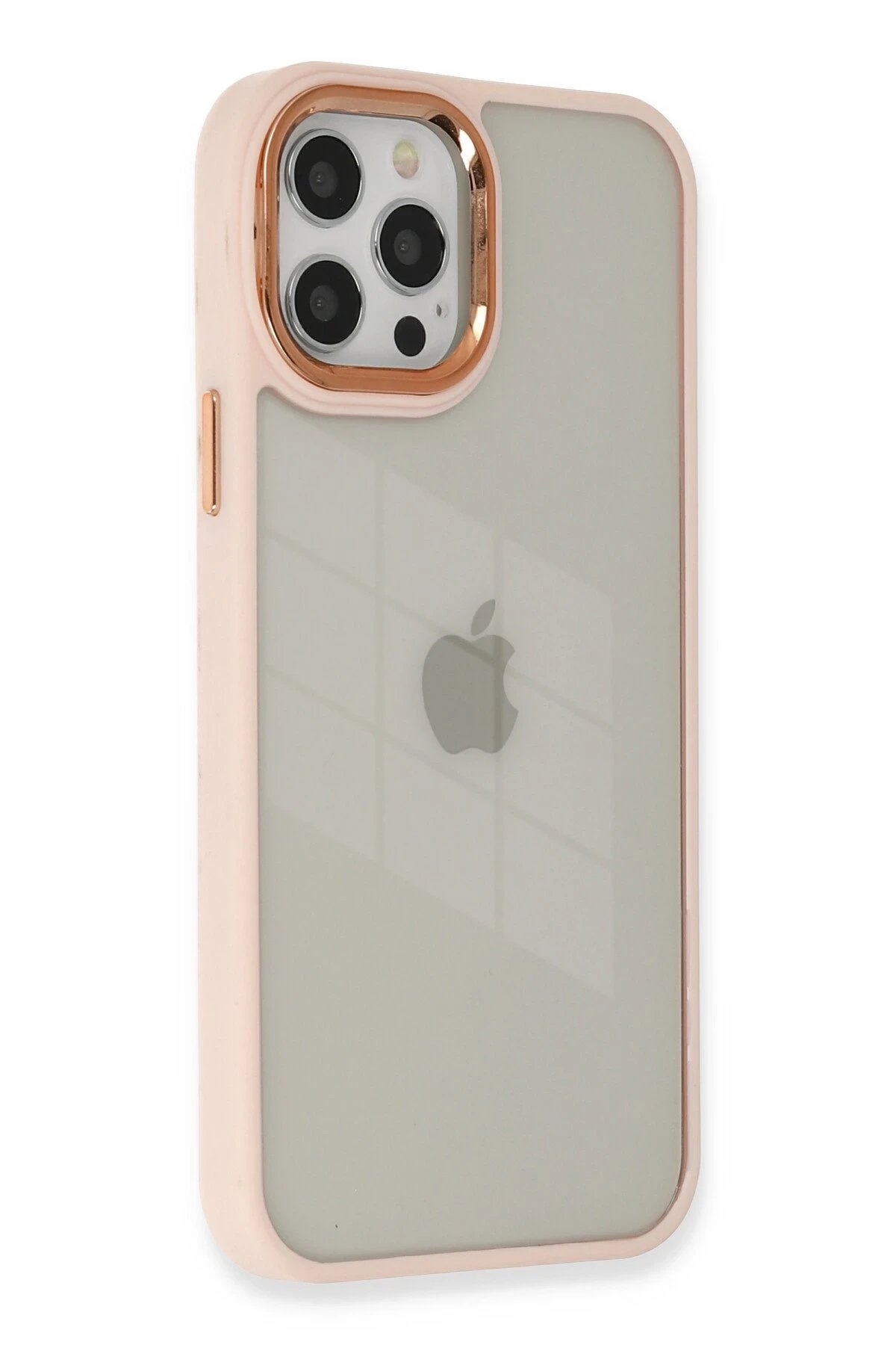 iPhone 12 Pro Max Kılıf Dora Kapak - Pudra-(5796)