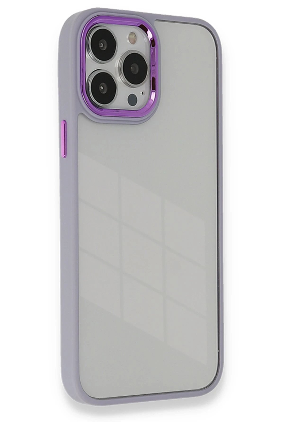 iPhone 13 Pro Kılıf Dora Kapak - Lila-(5796)
