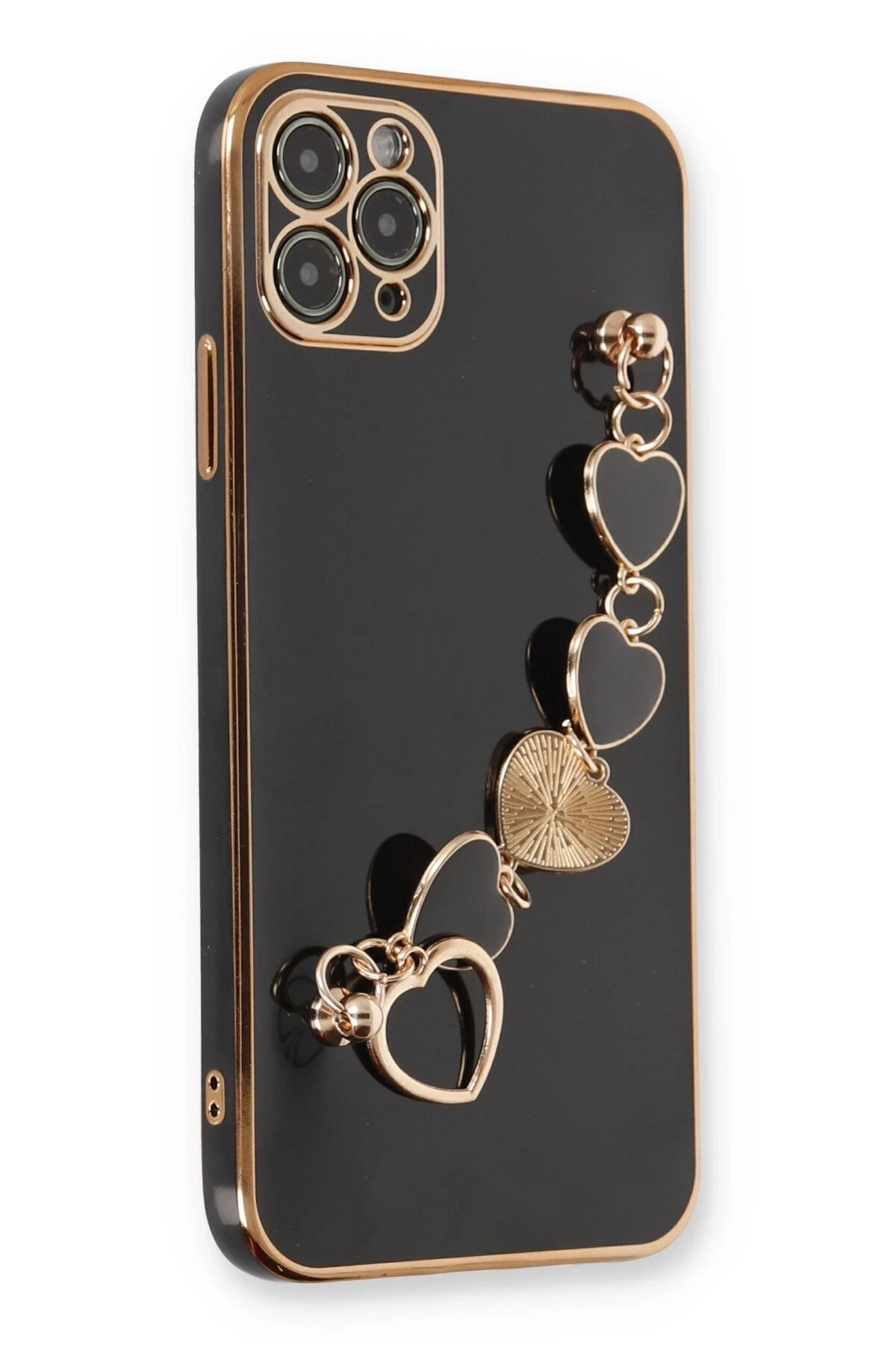 iPhone 11 Pro Max Kılıf Esila Silikon - Siyah-(5796)