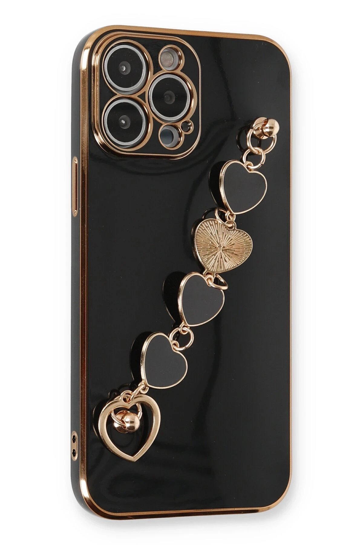 iPhone 13 Pro Max Kılıf Esila Silikon - Siyah-(5796)